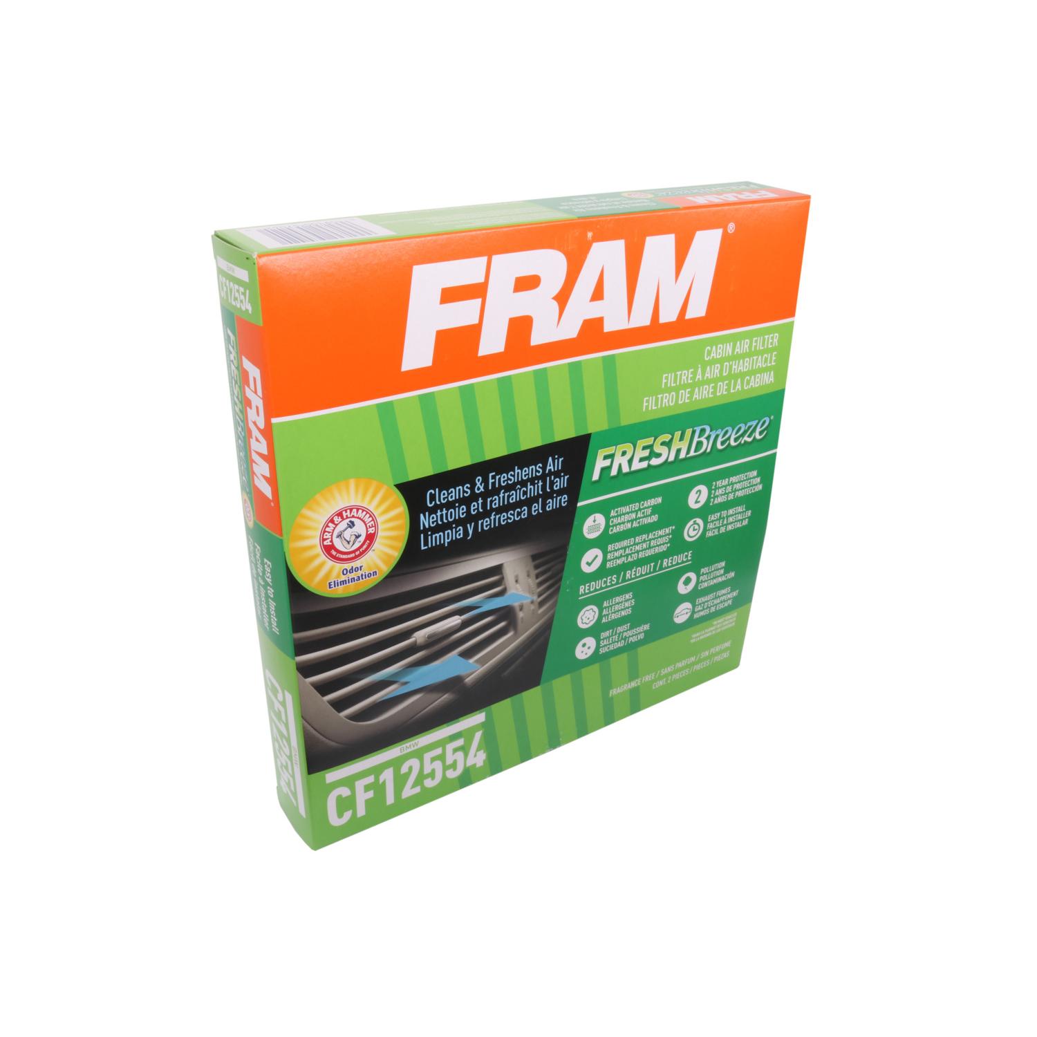 Fram CF12554 - Cabin Air Filter Fram CF12554 Cabin Air Filter product image 5 of 5