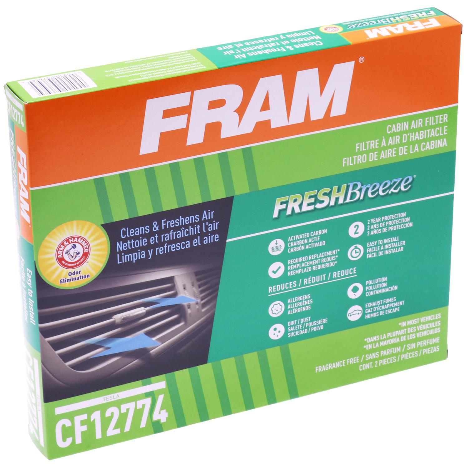 Fram CF12774 - Cabin Air Filter Fram CF12774 Cabin Air Filter product image 3 of 6