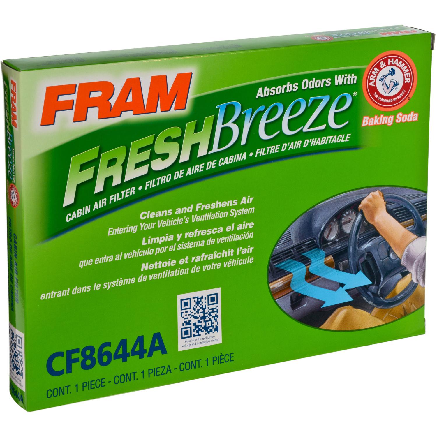 Fram CF8644A - Cabin Air Filter Fram CF8644A Cabin Air Filter product image 2 of 7
