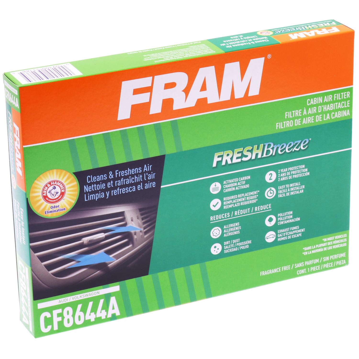 Fram CF8644A - Cabin Air Filter Fram CF8644A Cabin Air Filter product image 6 of 7