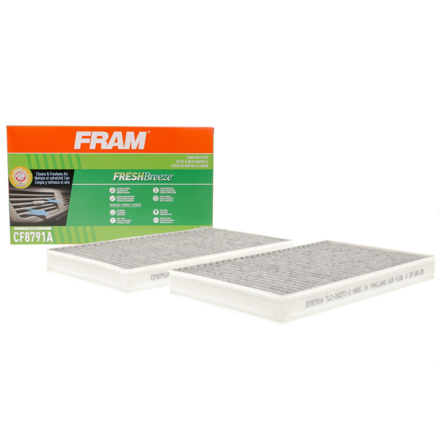 Fram CF8791A - Cabin Air Filter Fram CF8791A Cabin Air Filter product image 2 of 6
