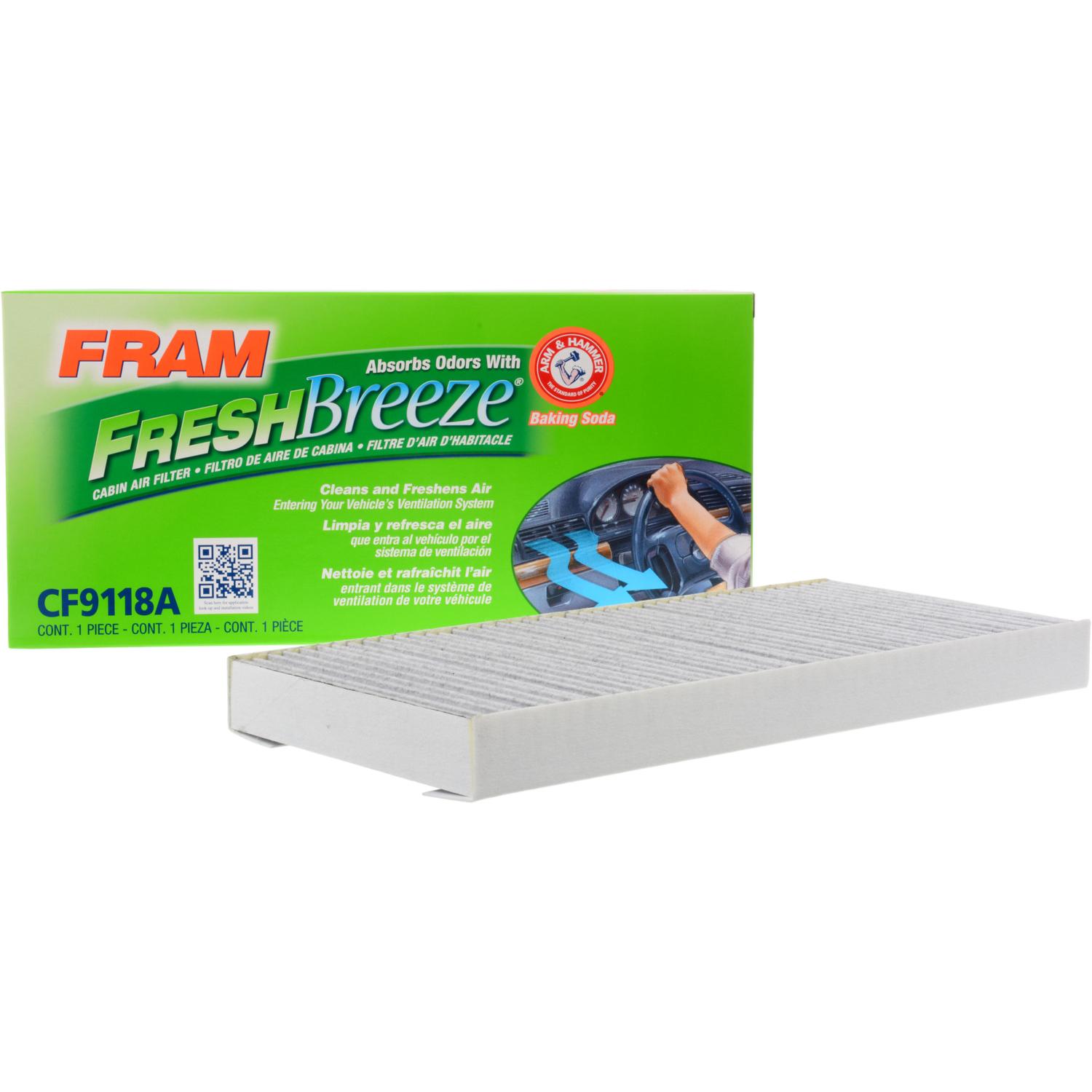 Fram CF9118A - Cabin Air Filter Fram CF9118A Cabin Air Filter product image 1 of 6