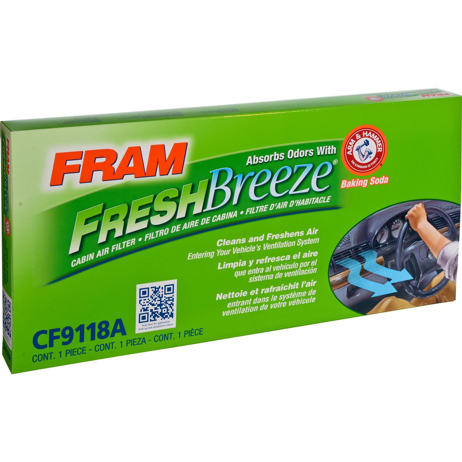 Fram CF9118A - Cabin Air Filter Fram CF9118A Cabin Air Filter product image 2 of 6