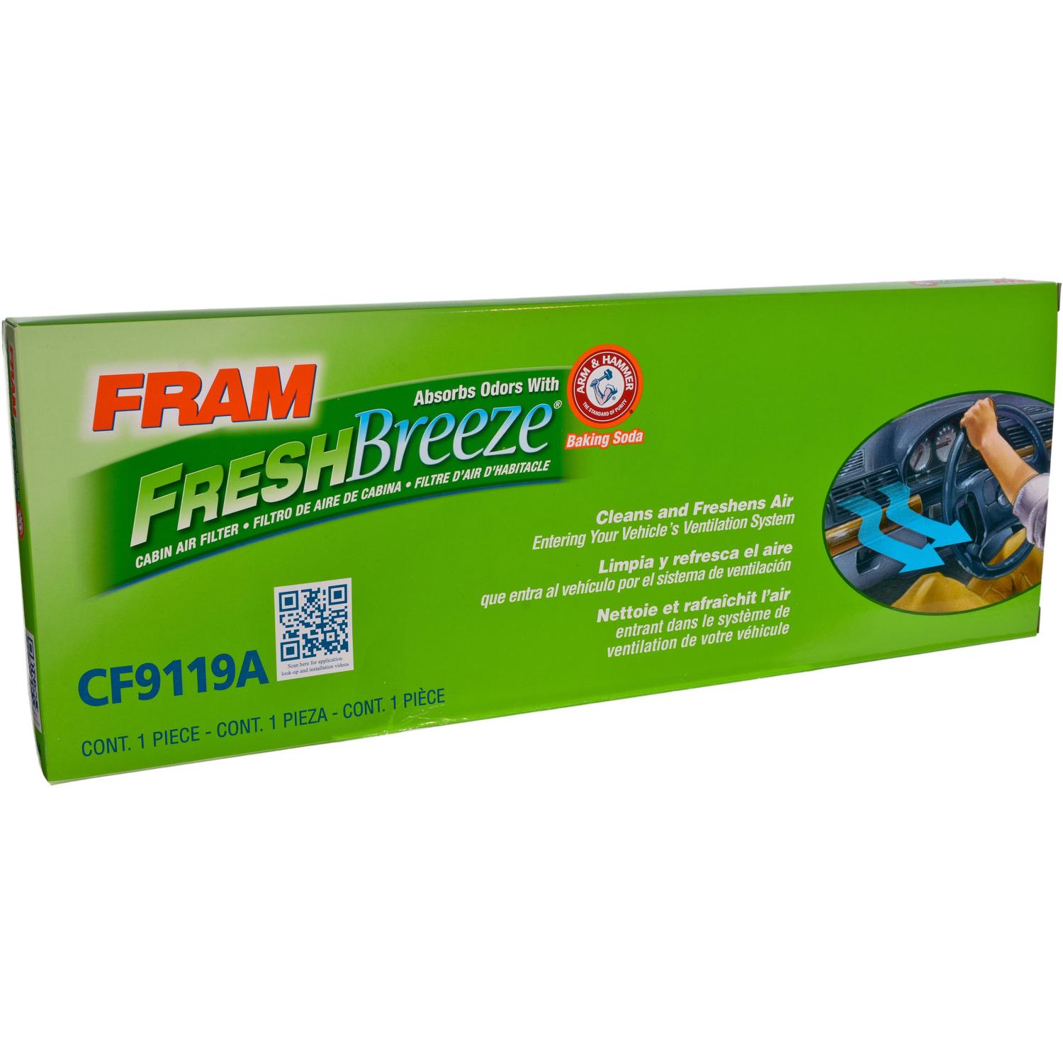 Fram CF9119A - Cabin Air Filter Fram CF9119A Cabin Air Filter product image 4 of 4