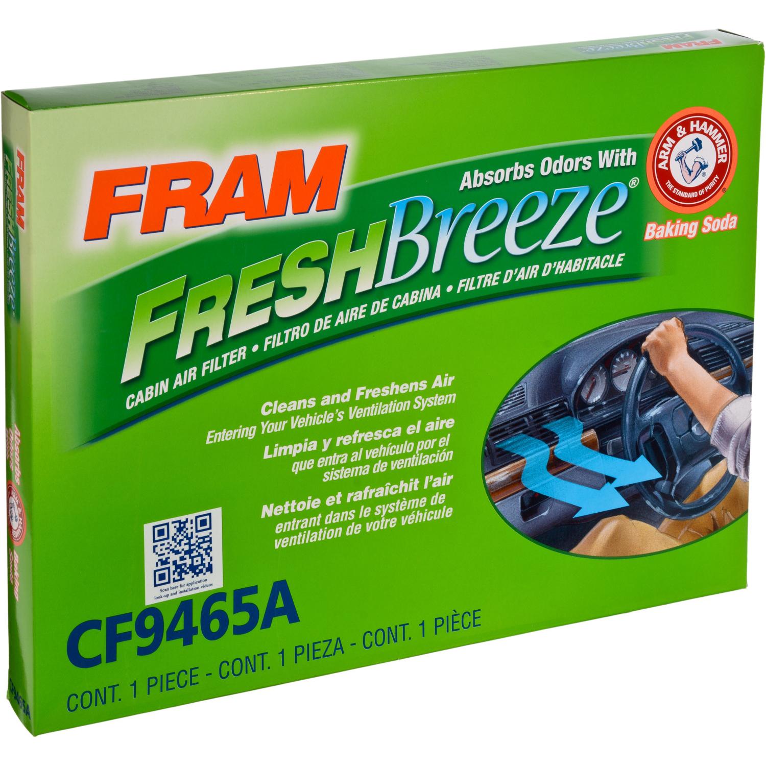 Fram CF9465A - Cabin Air Filter Fram CF9465A Cabin Air Filter product image 2 of 4