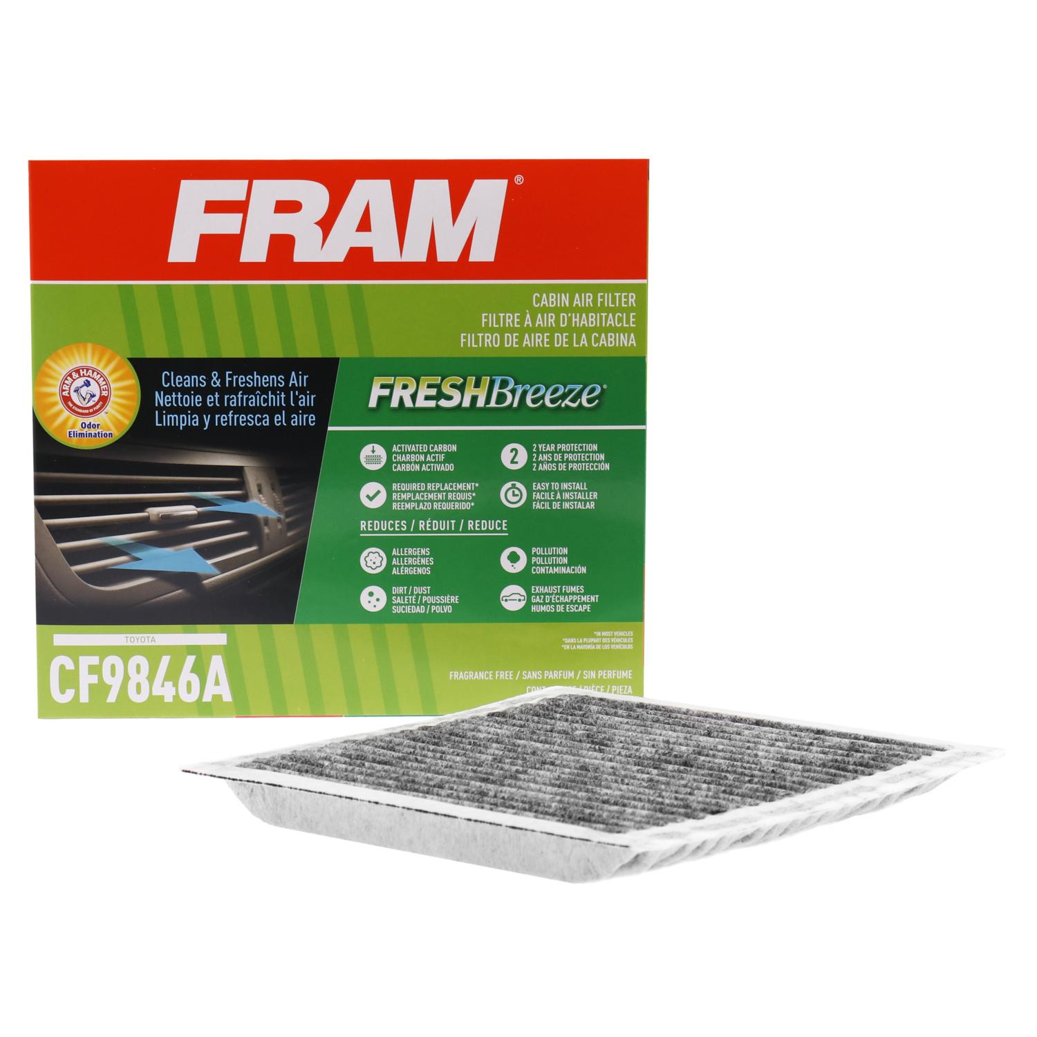Fram CF9846A - Cabin Air Filter Fram CF9846A Cabin Air Filter product image 3 of 6