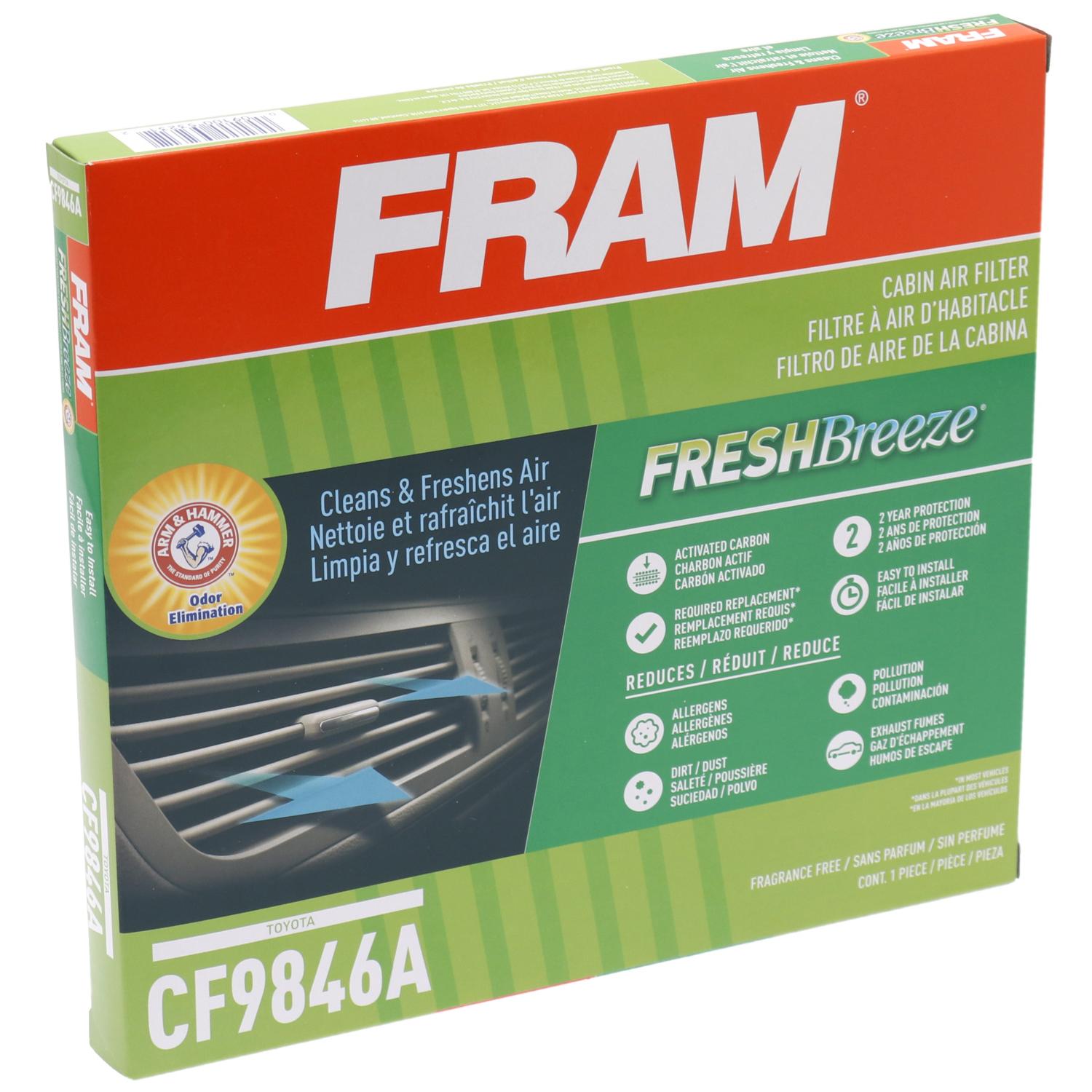 Fram CF9846A - Cabin Air Filter Fram CF9846A Cabin Air Filter product image 5 of 6
