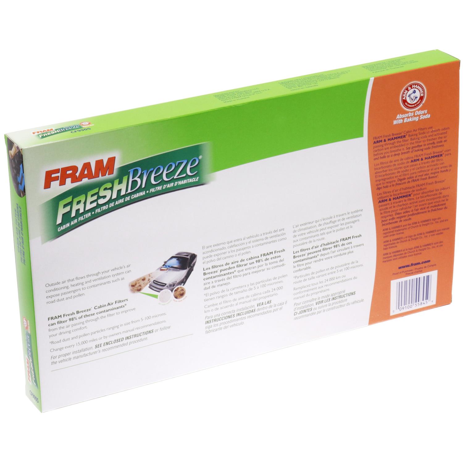 Fram CF9905 Cabin Air Filter product image 4 of 6