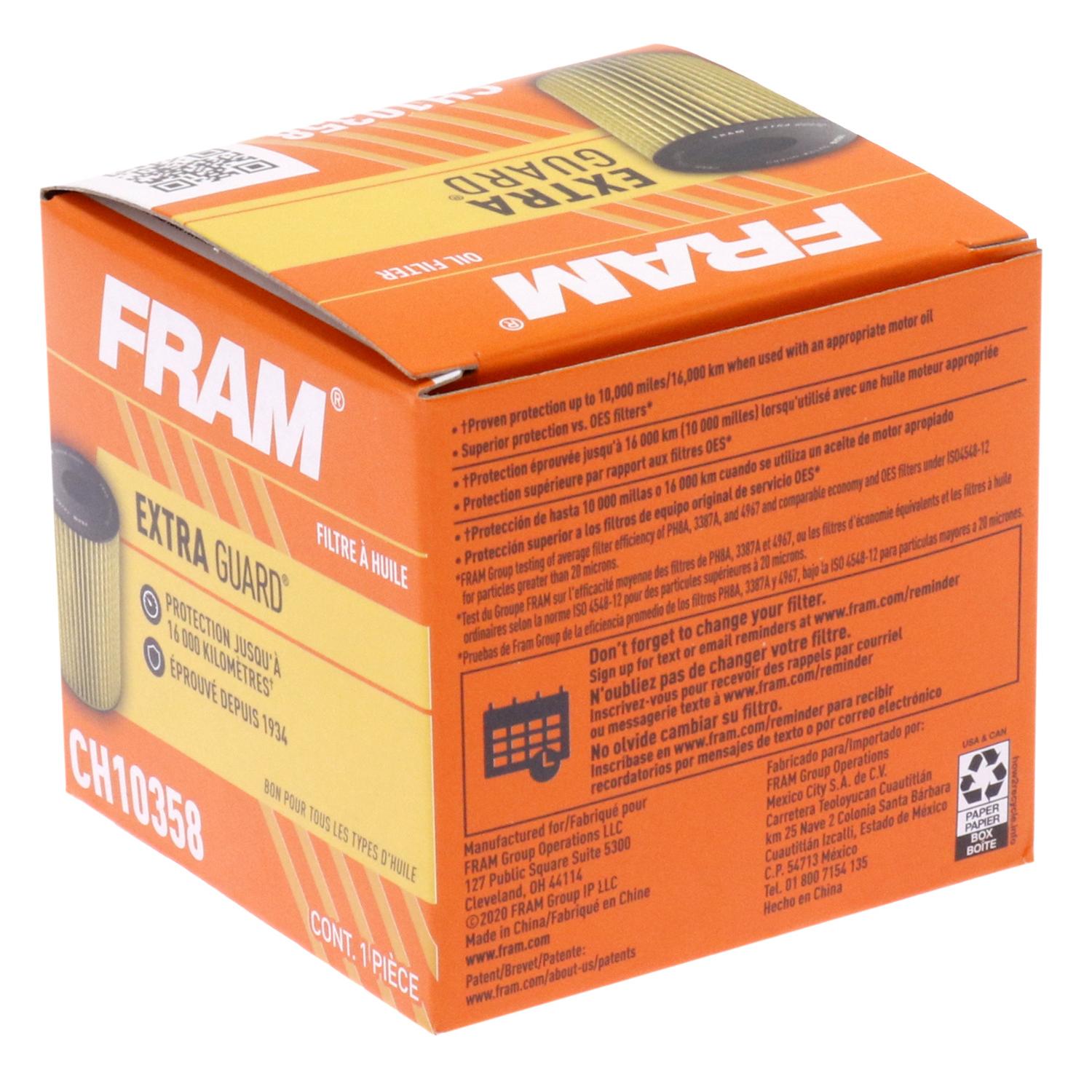 Fram CH10358 - Engine Oil Filter Fram CH10358 Engine Oil Filter product image 4 of 6