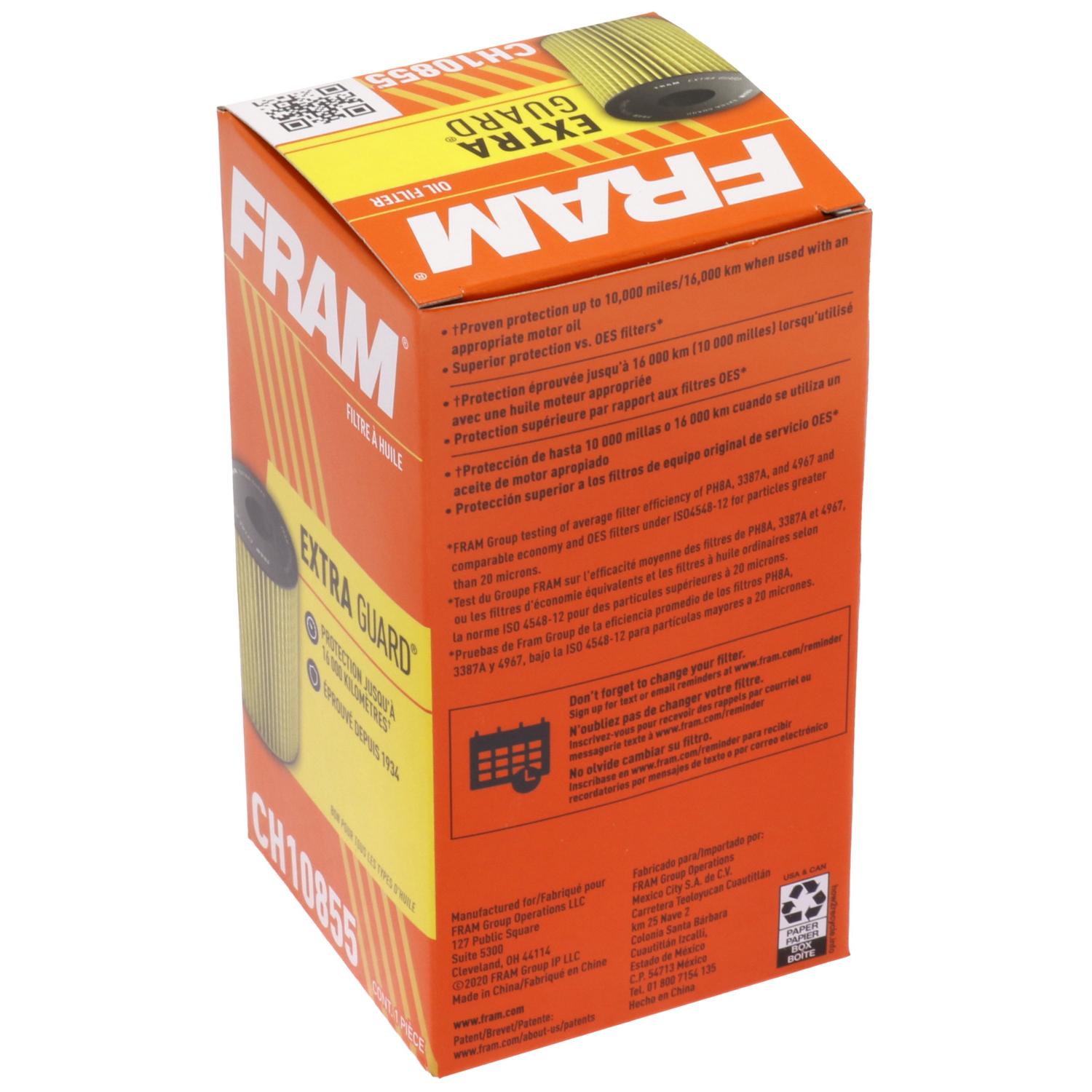 Fram CH10855 - Engine Oil Filter Fram CH10855 Engine Oil Filter product image 4 of 6