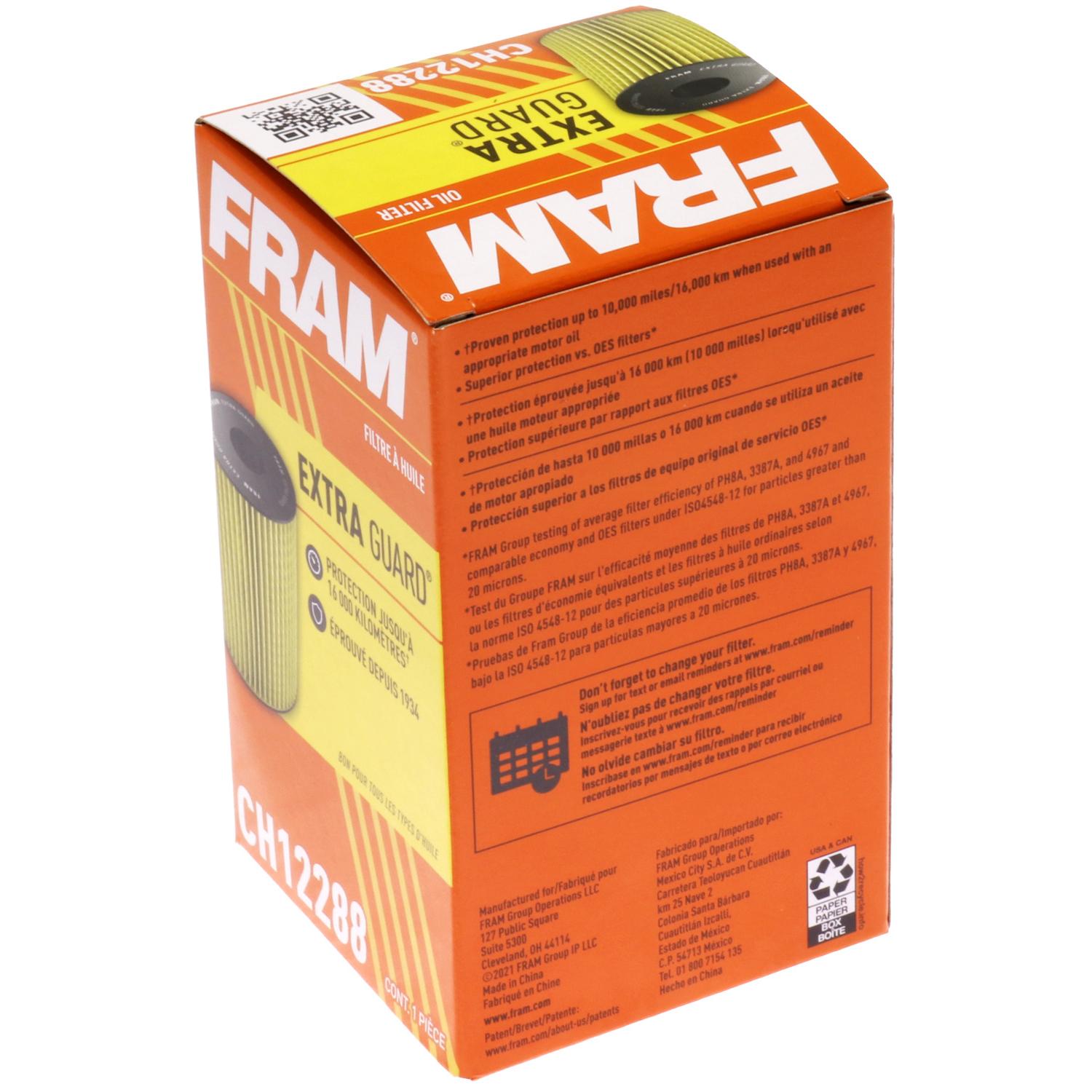 Fram CH12288 - Engine Oil Filter Fram CH12288 Engine Oil Filter product image 1 of 6