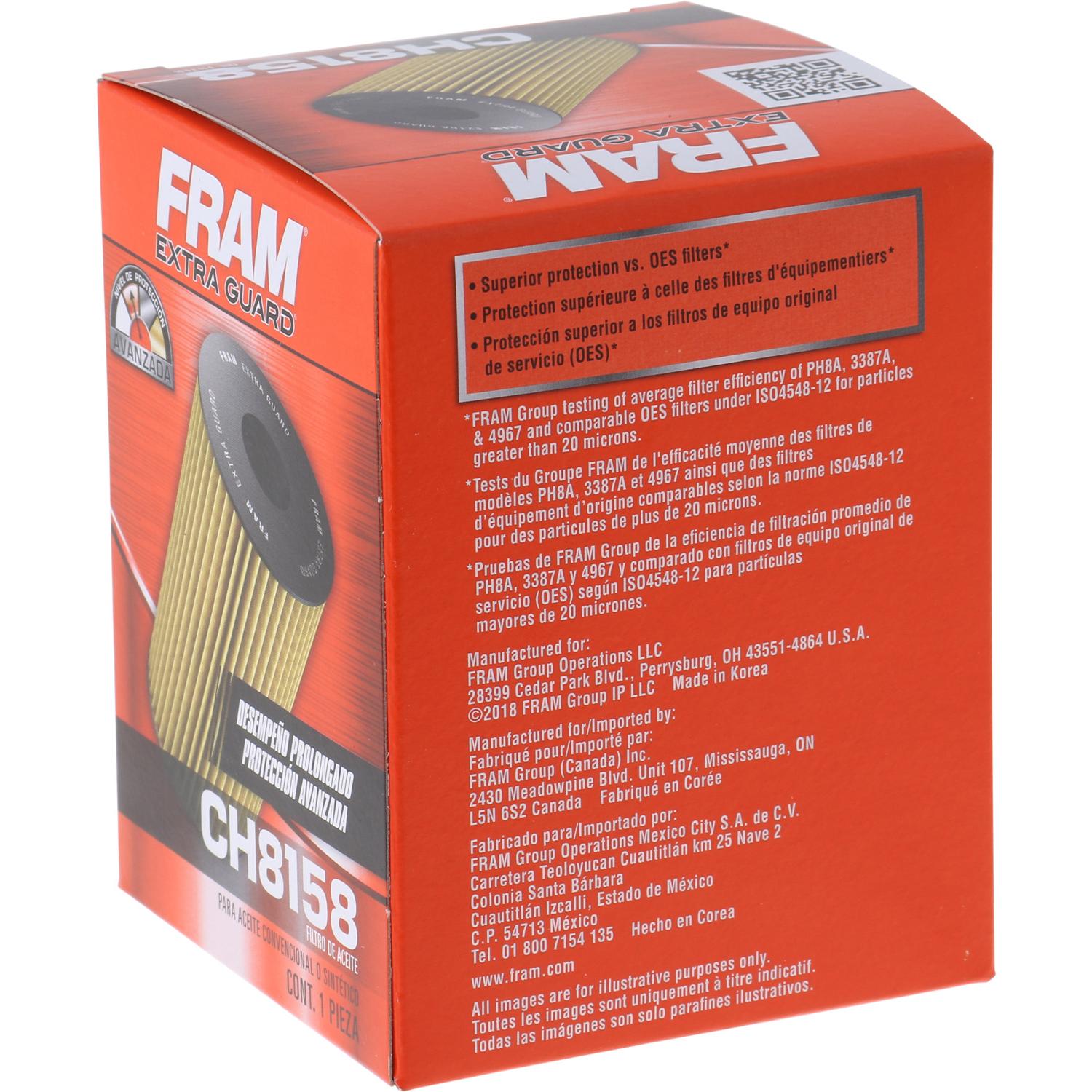 Fram CH8158 Engine Oil Filter product image 5 of 7