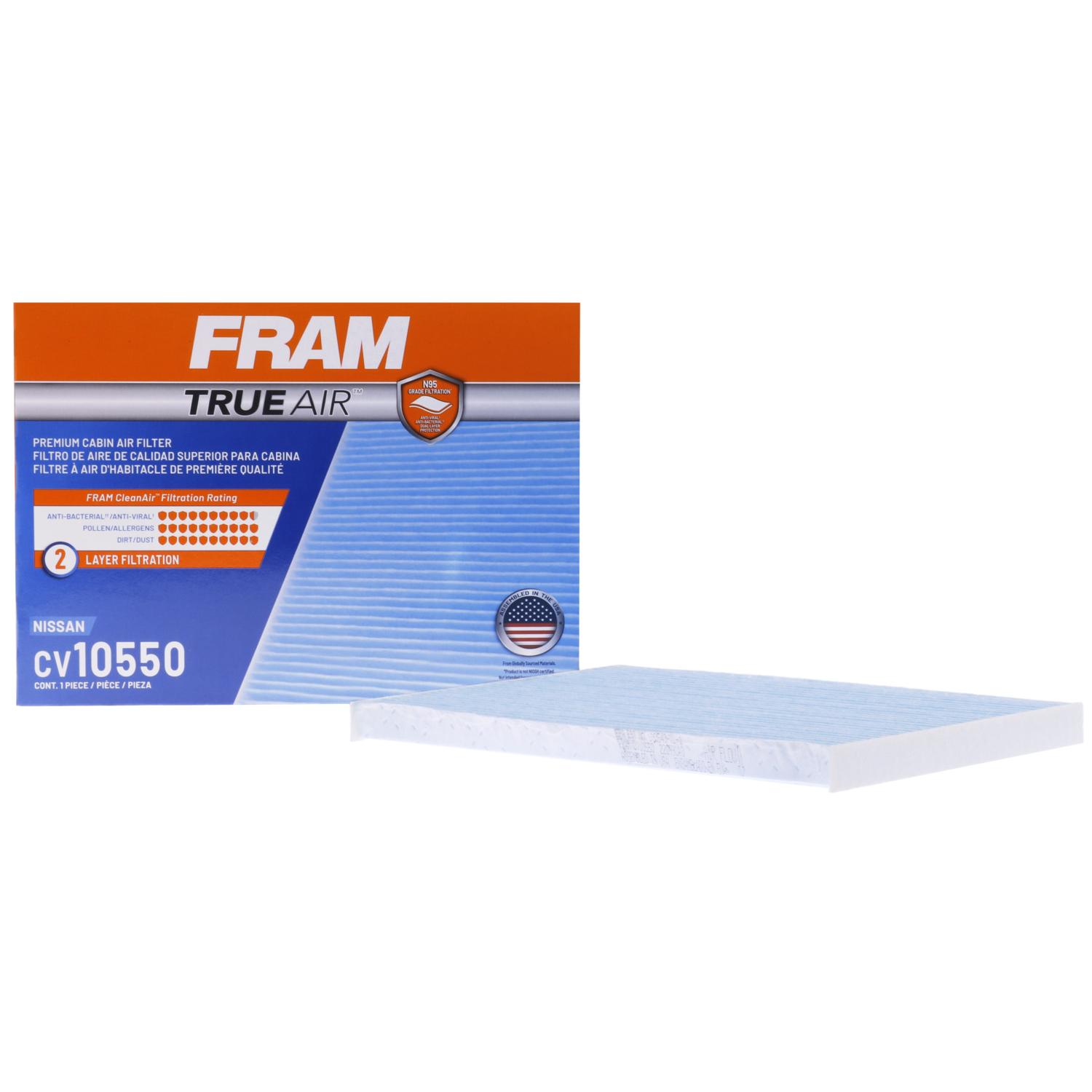 Fram CV10550 Cabin Air Filter product image 5 of 6