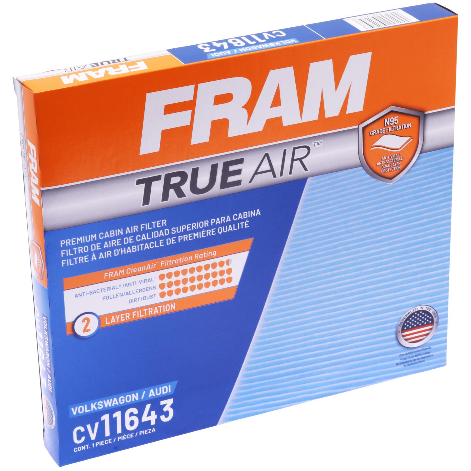 Fram CV11643 Cabin Air Filter product image 3 of 6