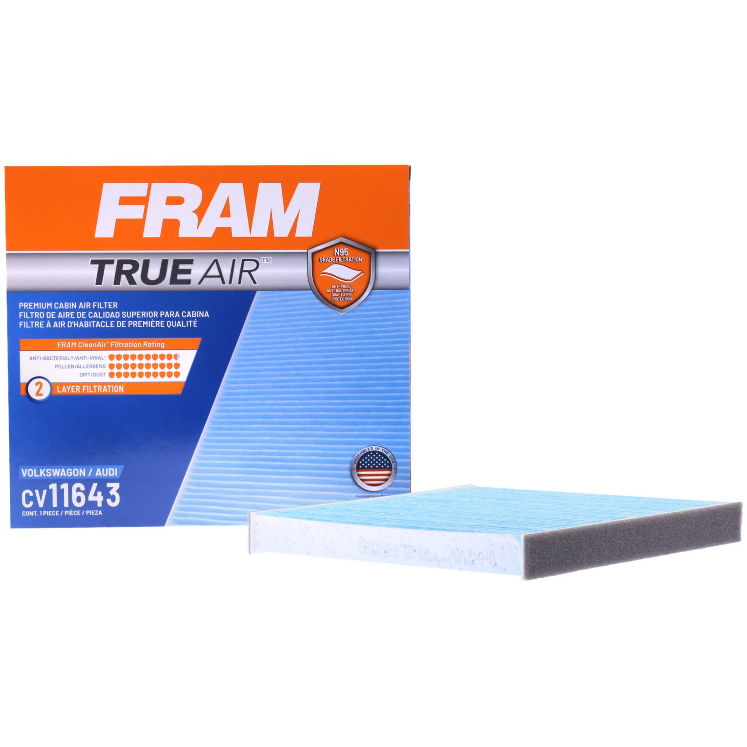 Fram CV11643 Cabin Air Filter product image 5 of 6