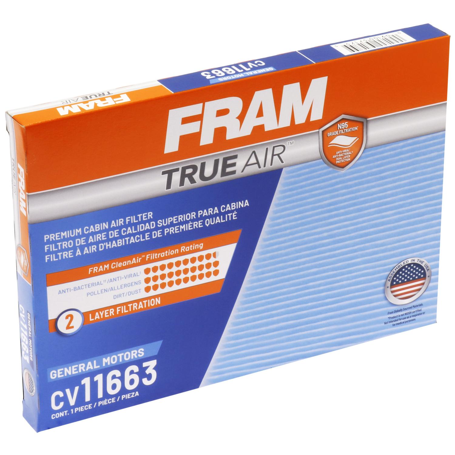 Fram CV11663 Cabin Air Filter product image 3 of 6