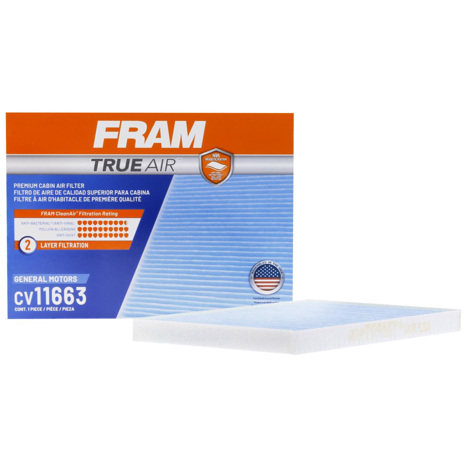 Fram CV11663 Cabin Air Filter product image 5 of 6