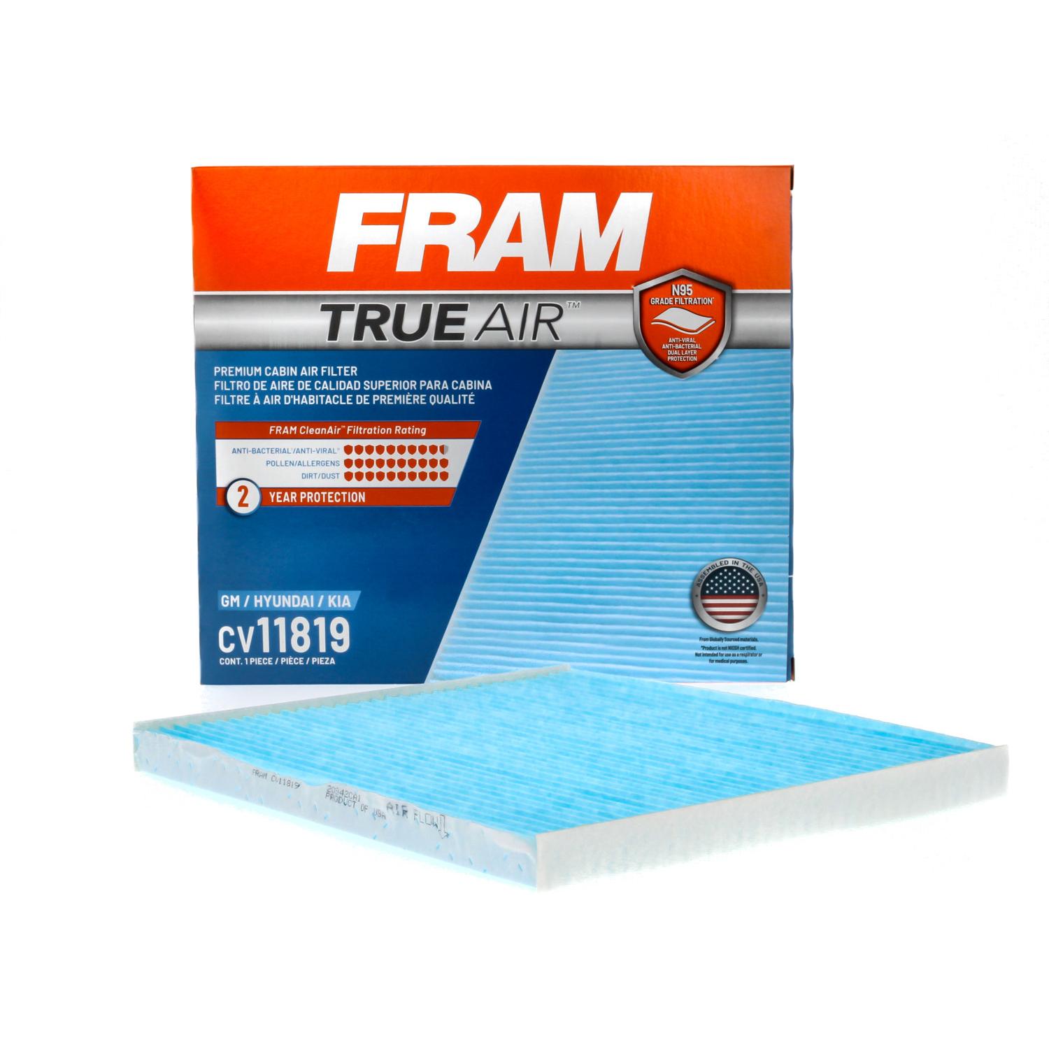 Fram CV11819 Cabin Air Filter product image 5 of 6