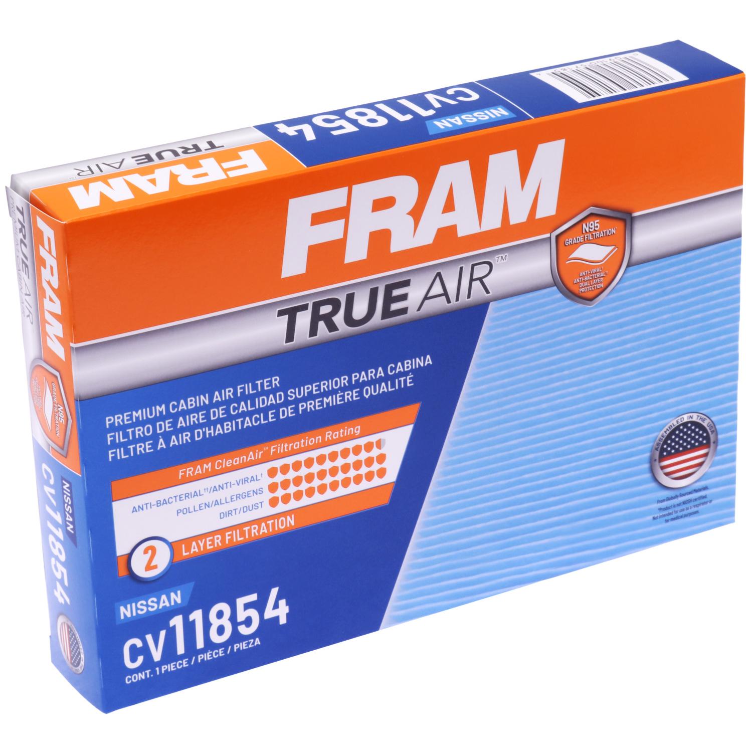 Fram CV11854 Cabin Air Filter product image 3 of 6