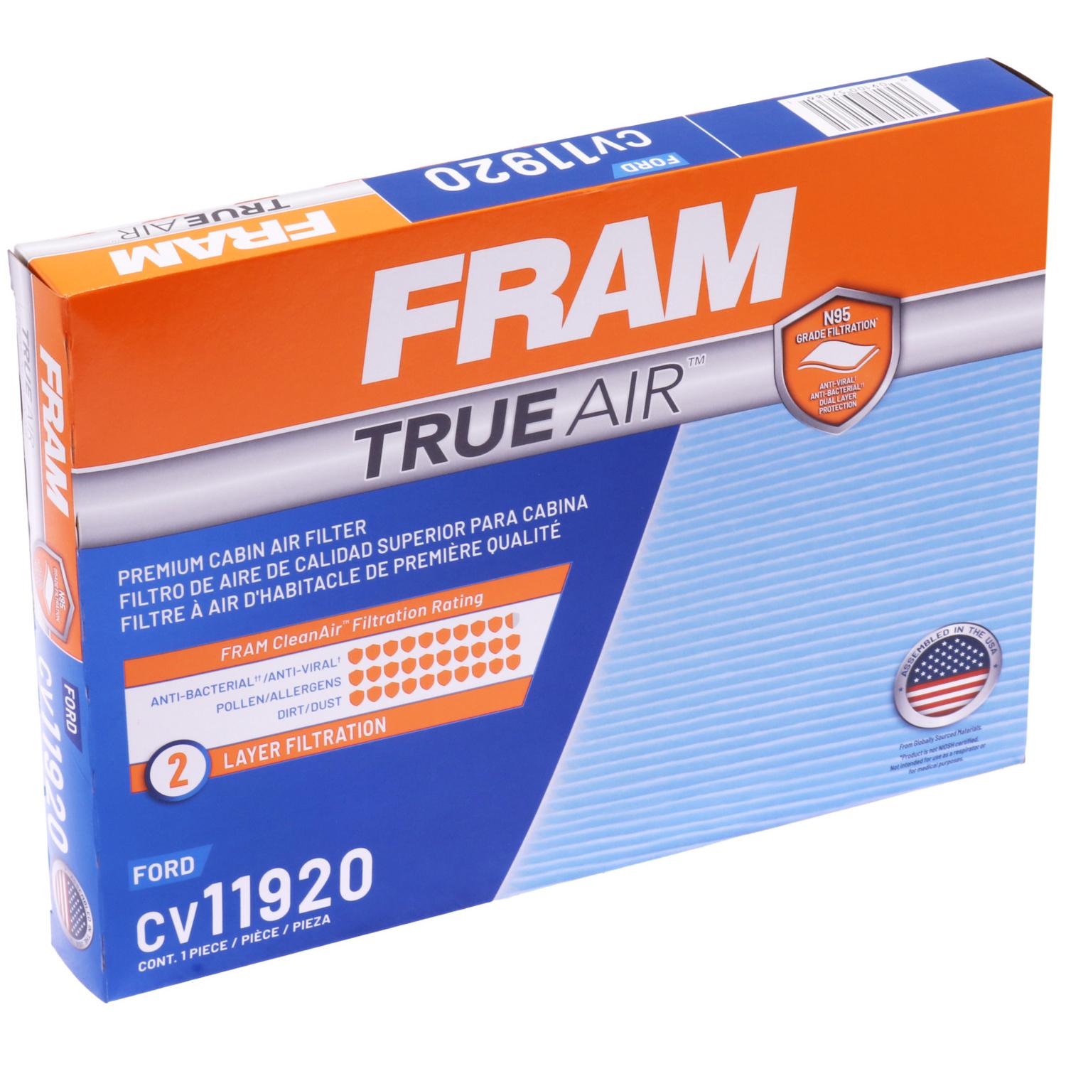 Fram CV11920 Cabin Air Filter product image 3 of 6