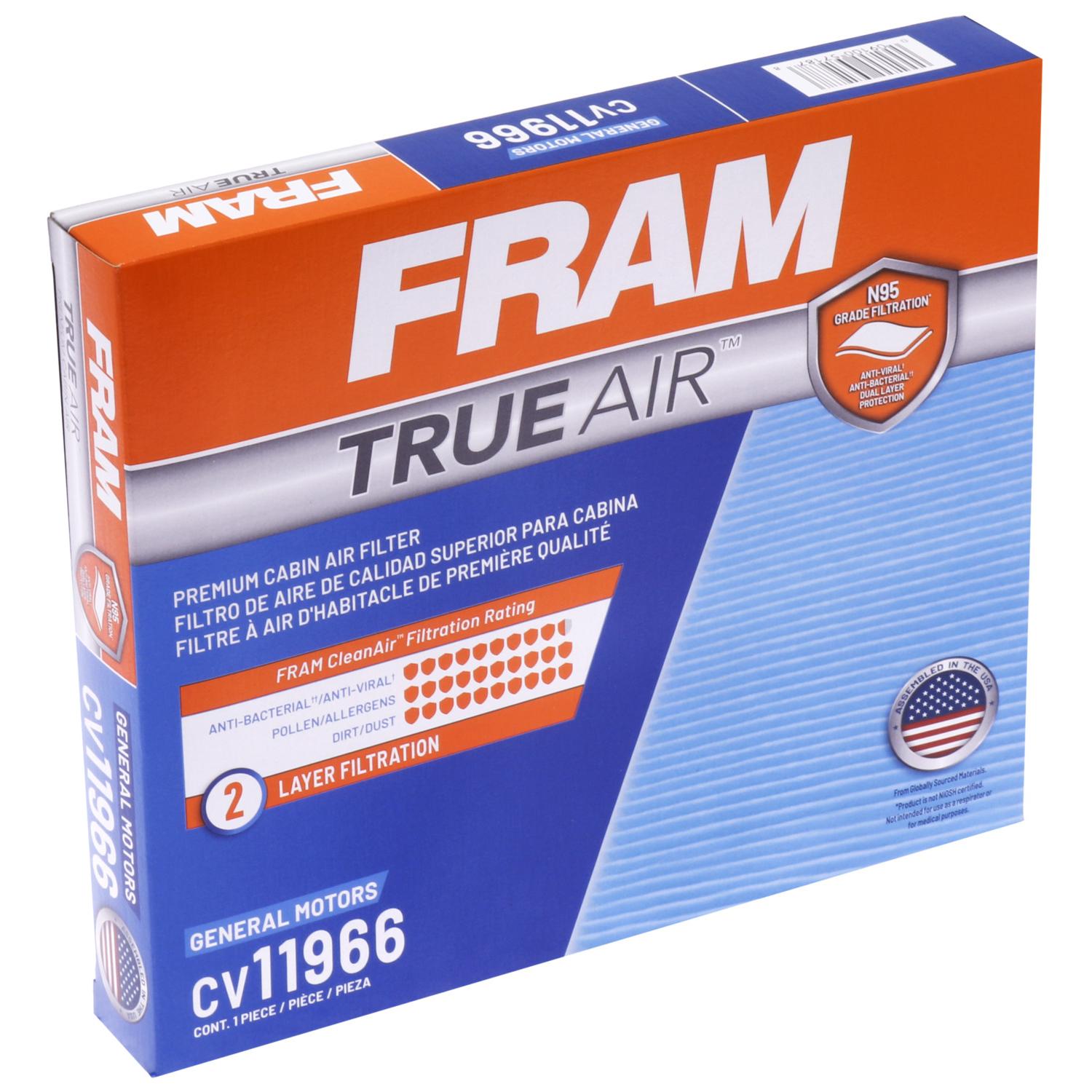 Fram CV11966 Cabin Air Filter product image 3 of 6