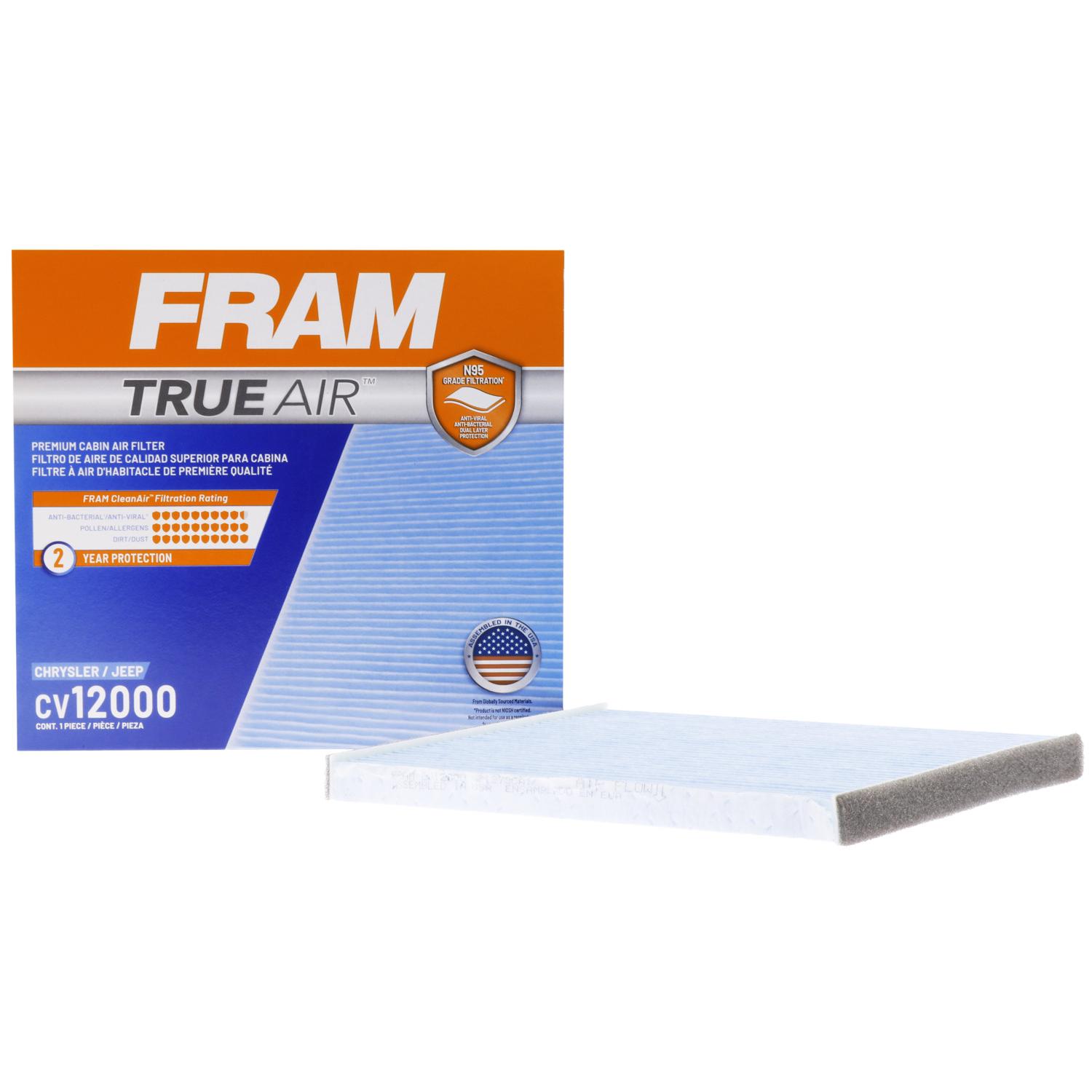 Fram CV12000 Cabin Air Filter product image 5 of 6