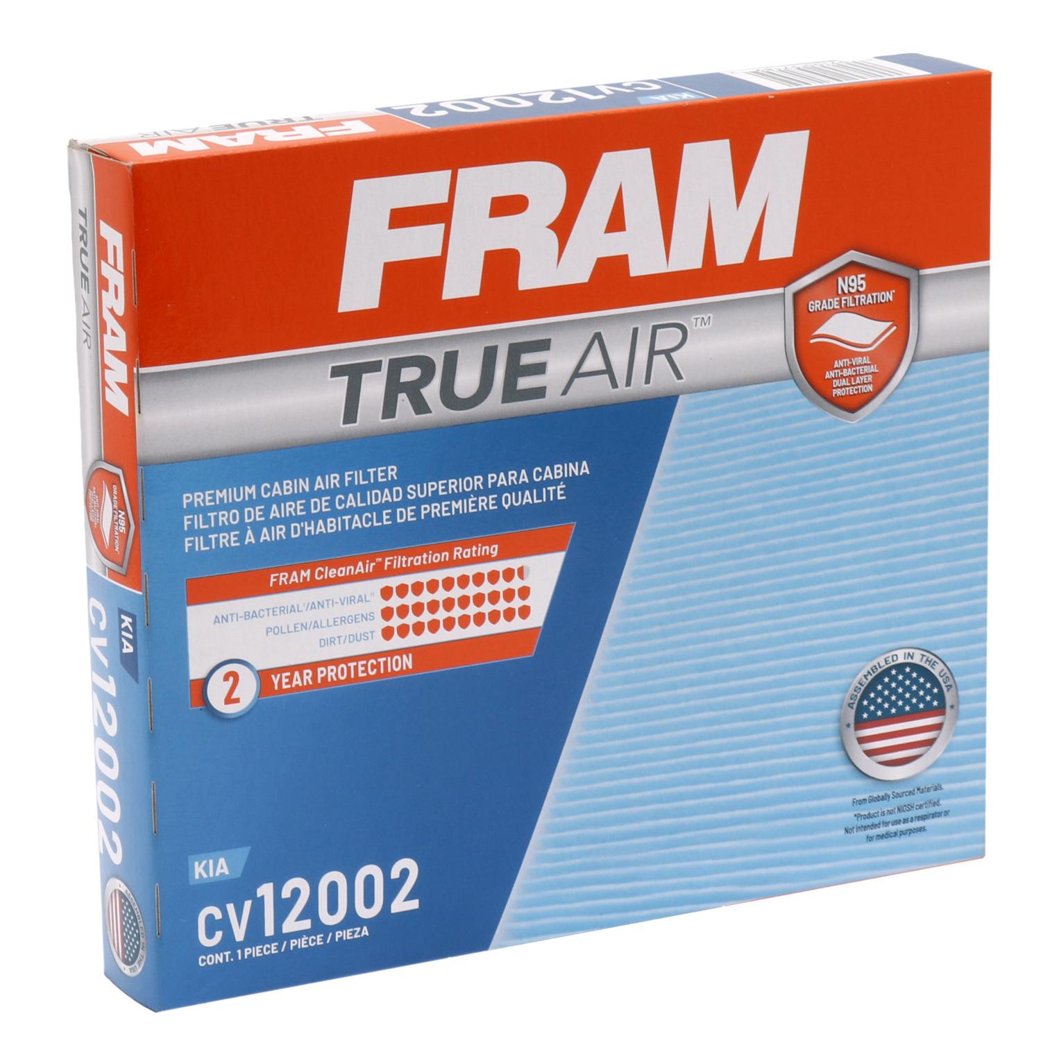 Fram CV12002 - Cabin Air Filter Fram CV12002 Cabin Air Filter product image 3 of 6