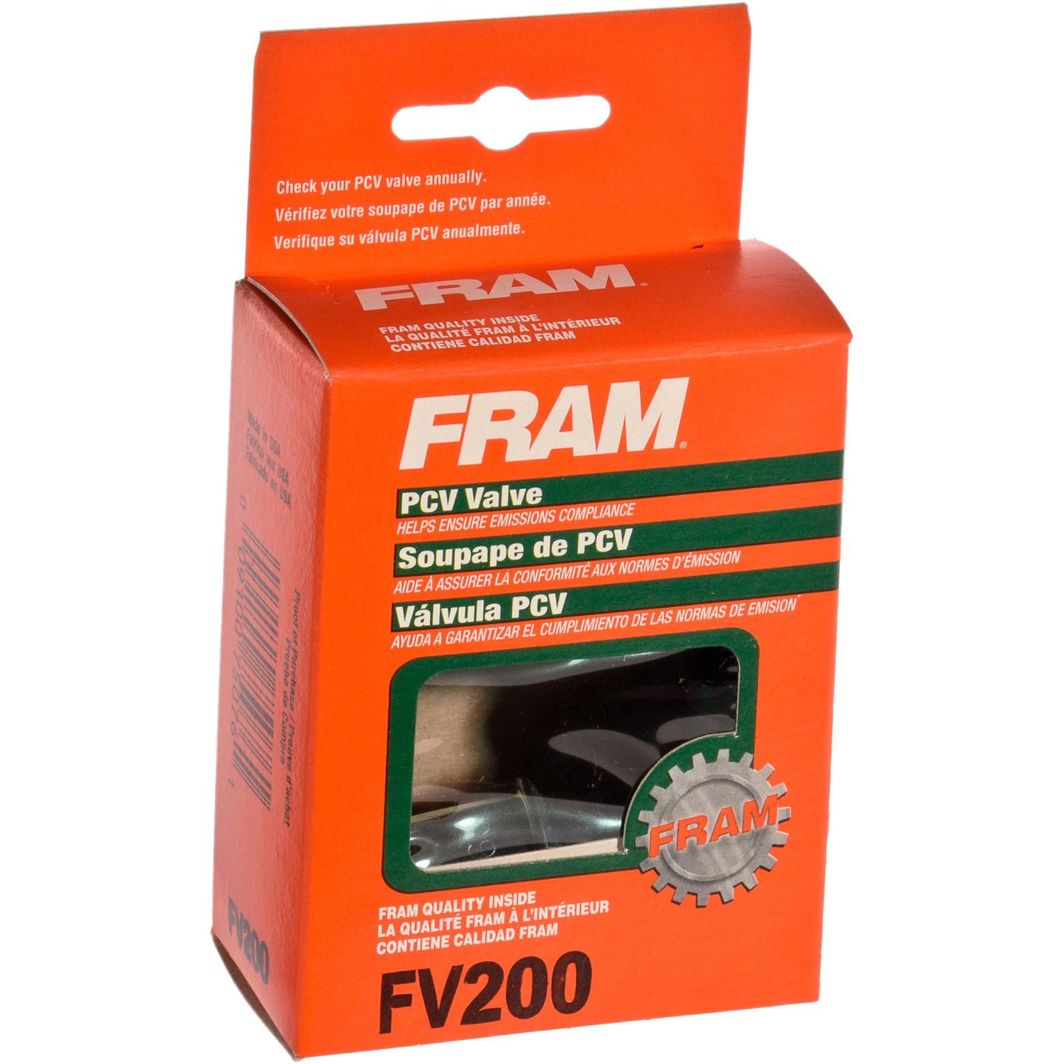 Fram FV200 PCV Valve product image 2 of 3