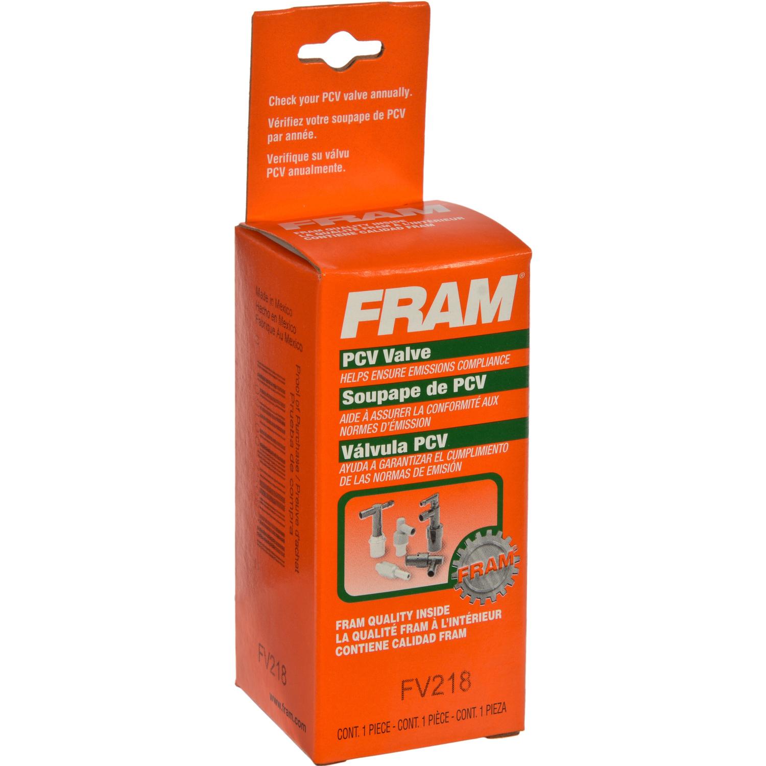 Fram FV218 - PCV Valve Fram FV218 PCV Valve product image 2 of 3