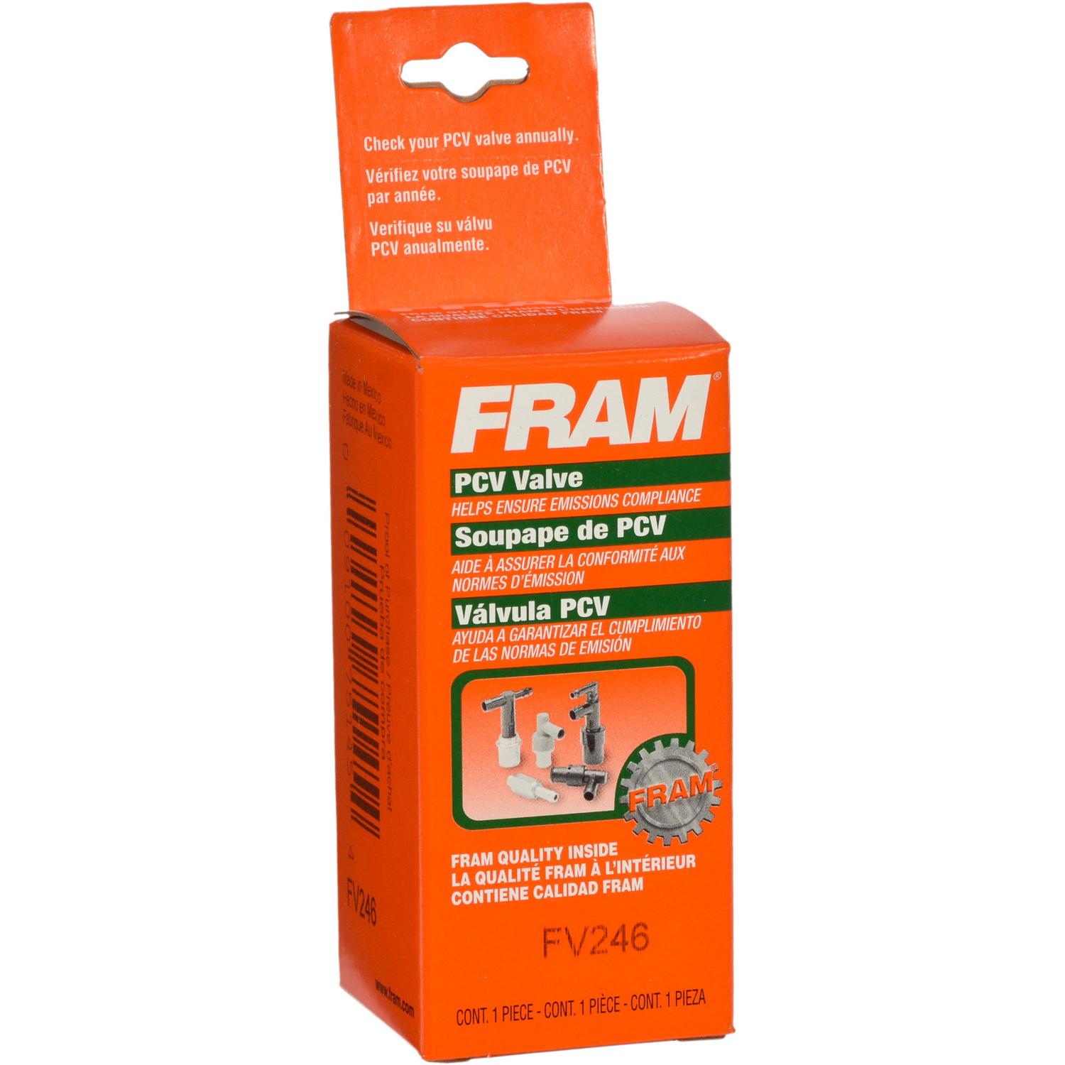 Fram FV246 - PCV Valve Fram FV246 PCV Valve product image 3 of 3