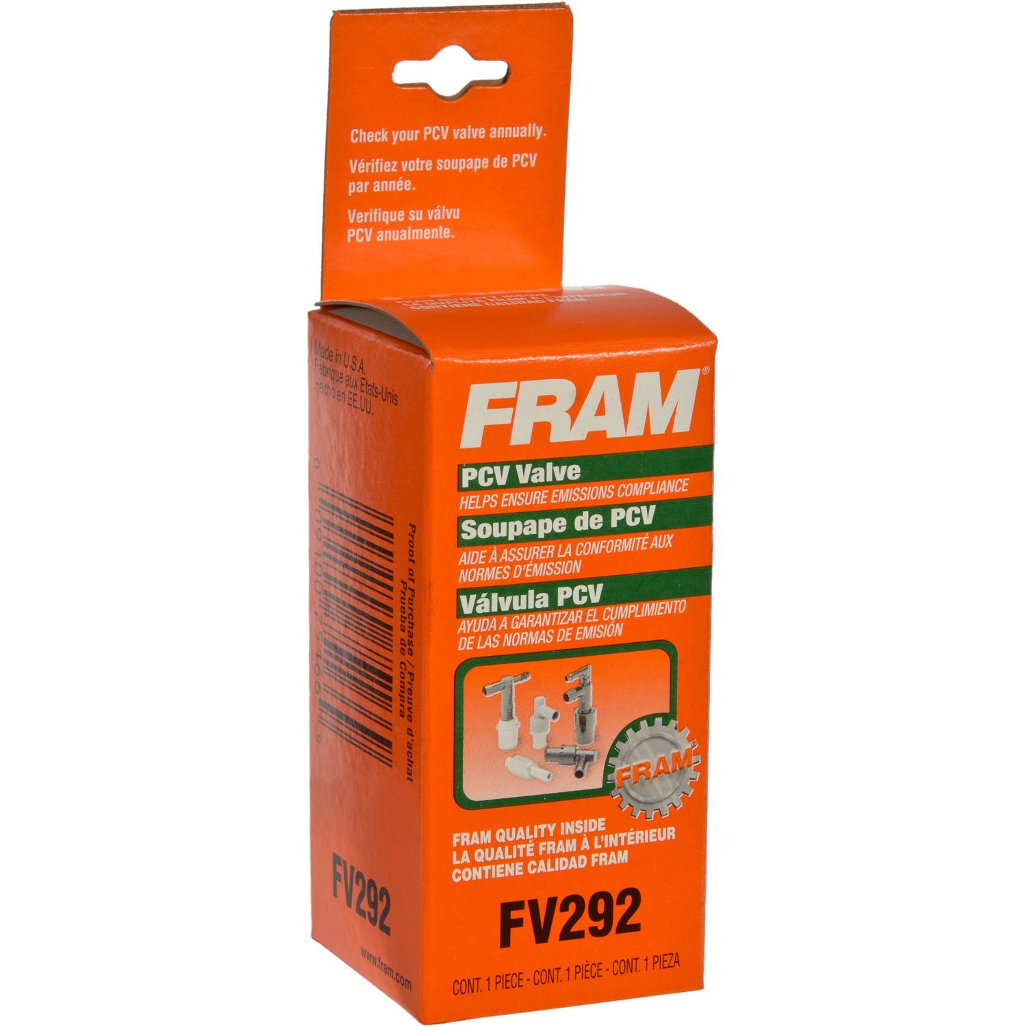 Fram FV292 PCV Valve product image 2 of 3
