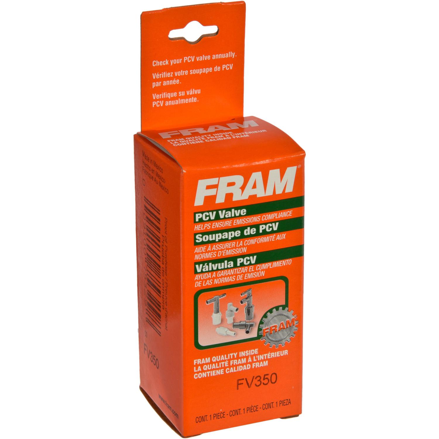 Fram FV350 - PCV Valve Fram FV350 PCV Valve product image 3 of 3