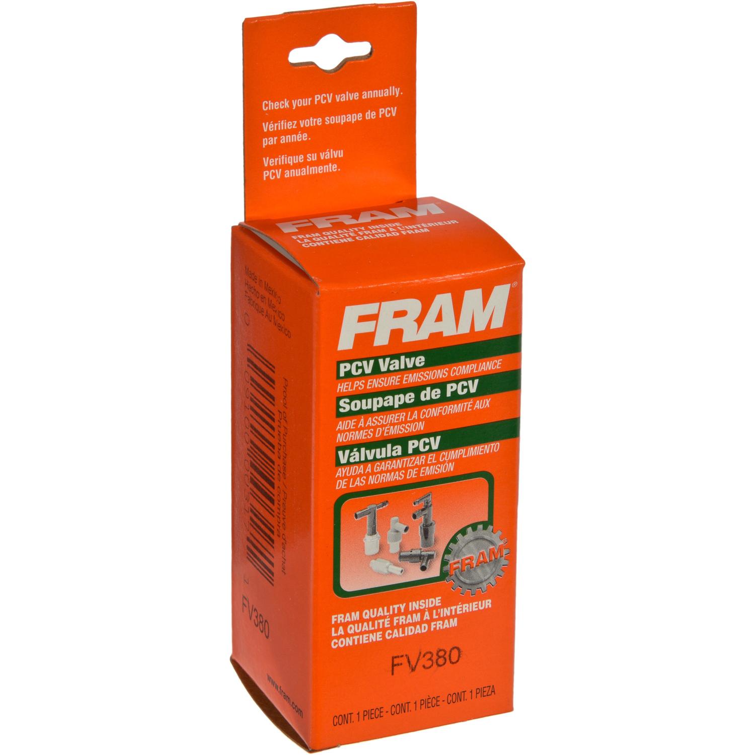 Fram FV380 - PCV Valve Fram FV380 PCV Valve product image 2 of 3