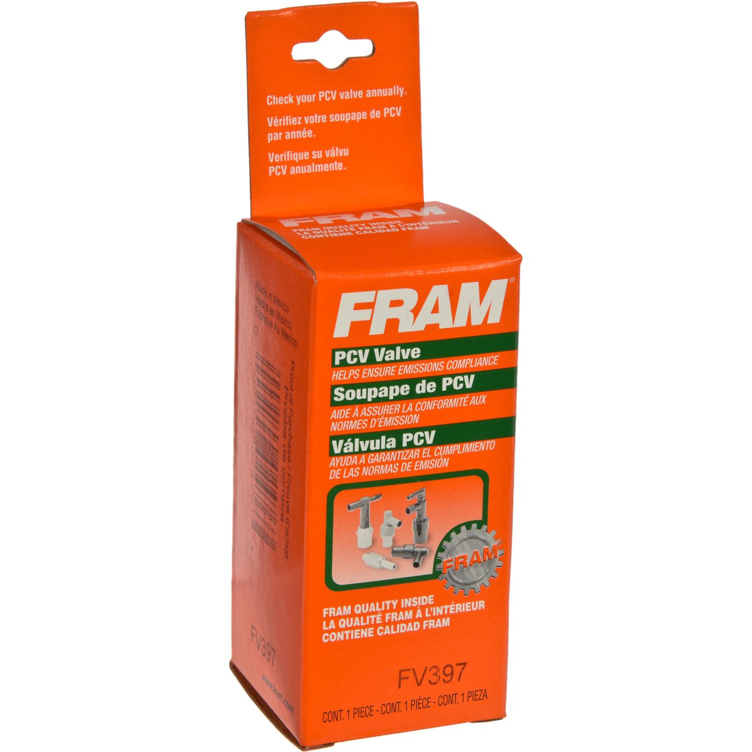 Fram FV397 - PCV Valve Fram FV397 PCV Valve product image 3 of 3