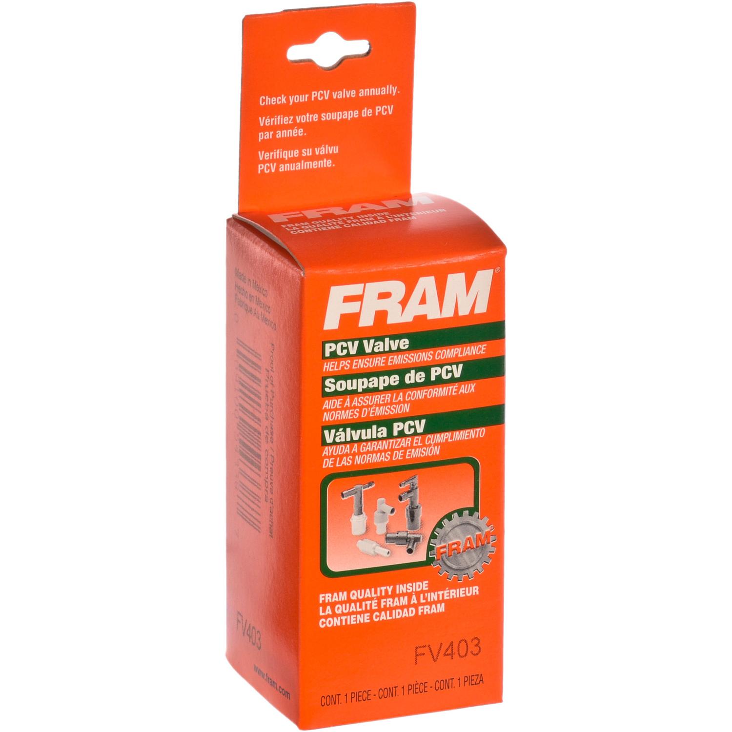 Fram FV403 - PCV Valve Fram FV403 PCV Valve product image 2 of 3