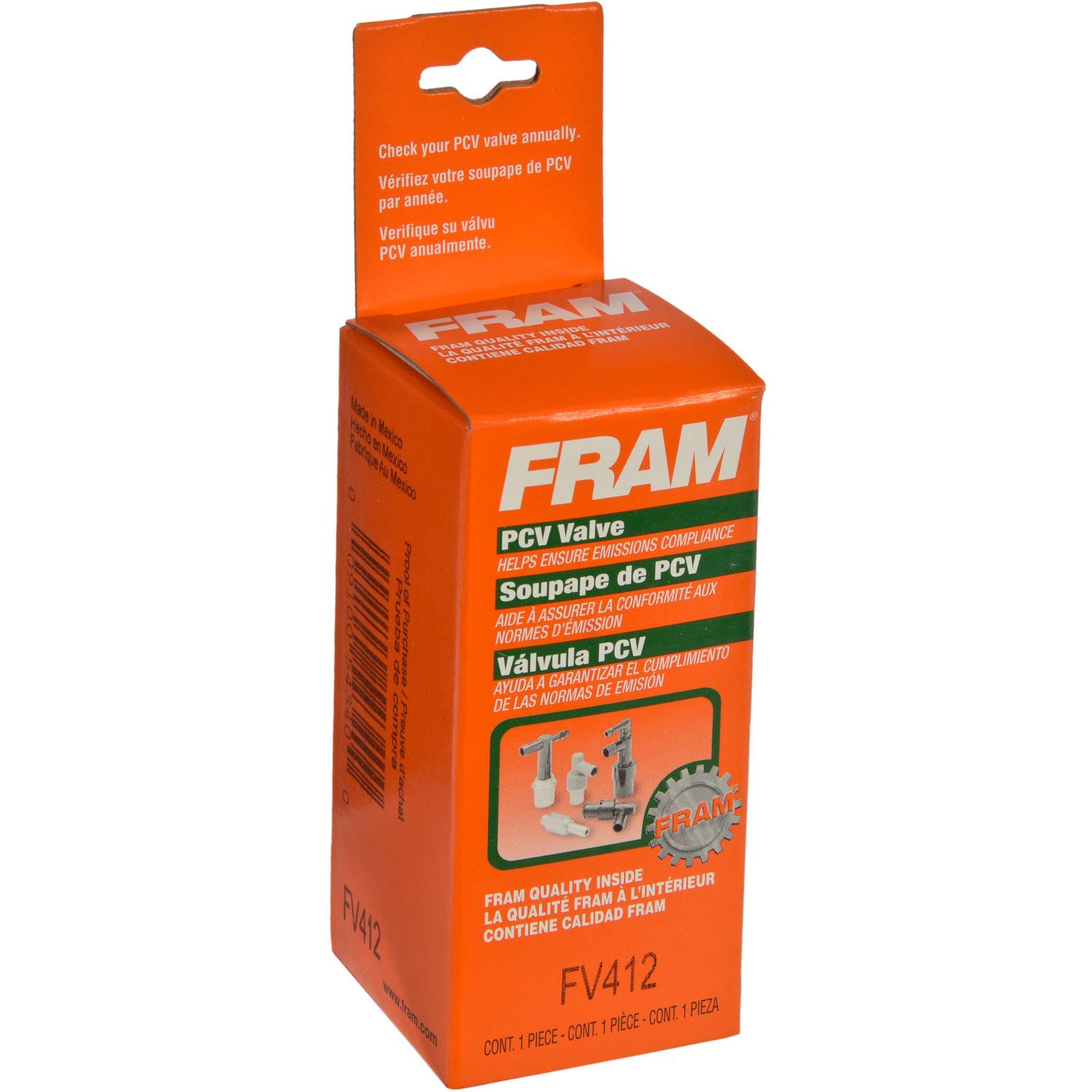 Fram FV412 - PCV Valve Fram FV412 PCV Valve product image 2 of 3