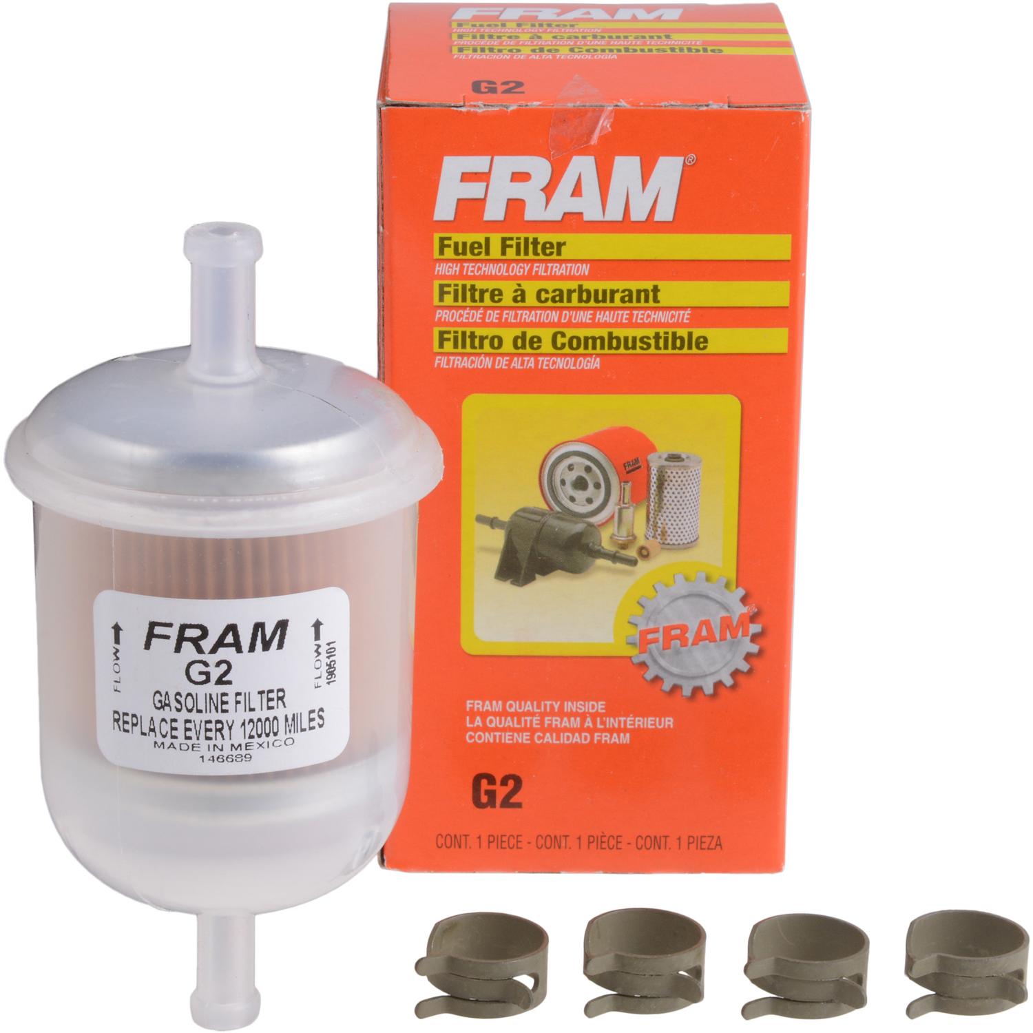 Fram G2 - Fuel Filter Fram G2 Fuel Filter product image 3 of 4