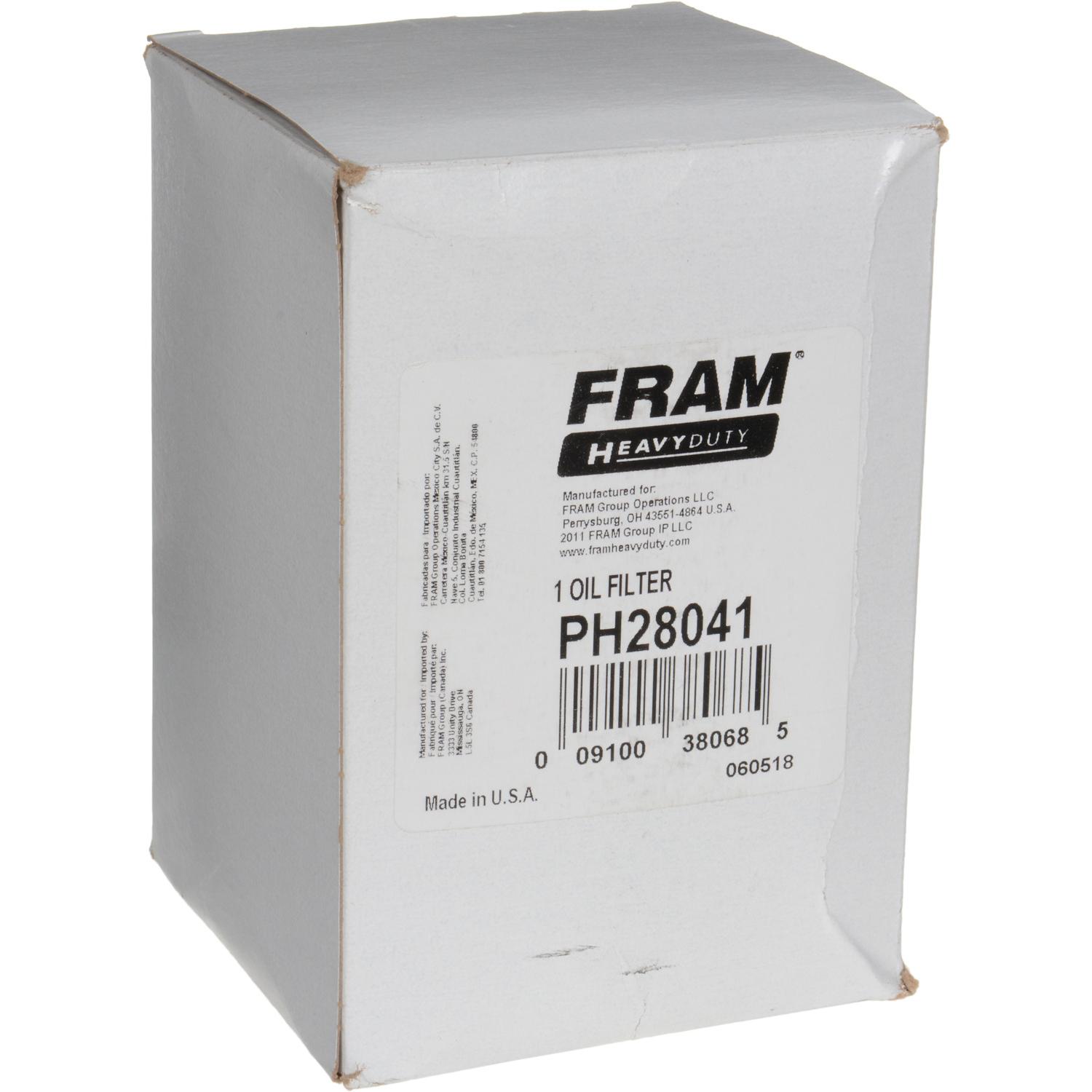 Fram PH28041 - Engine Oil Filter Fram PH28041 Engine Oil Filter product image 9 of 9