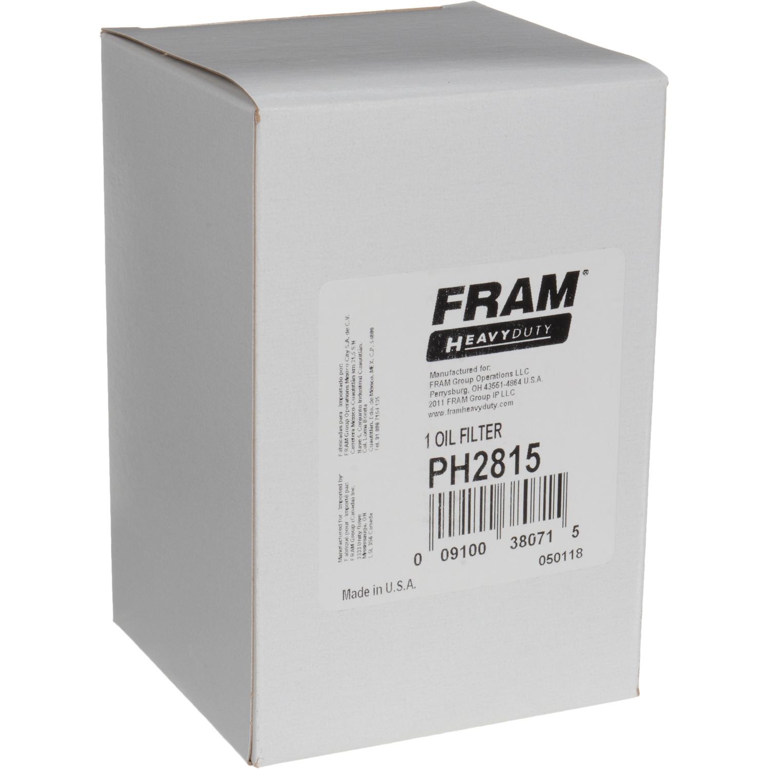 Fram PH2815 - Engine Oil Filter Fram PH2815 Engine Oil Filter product image 6 of 9