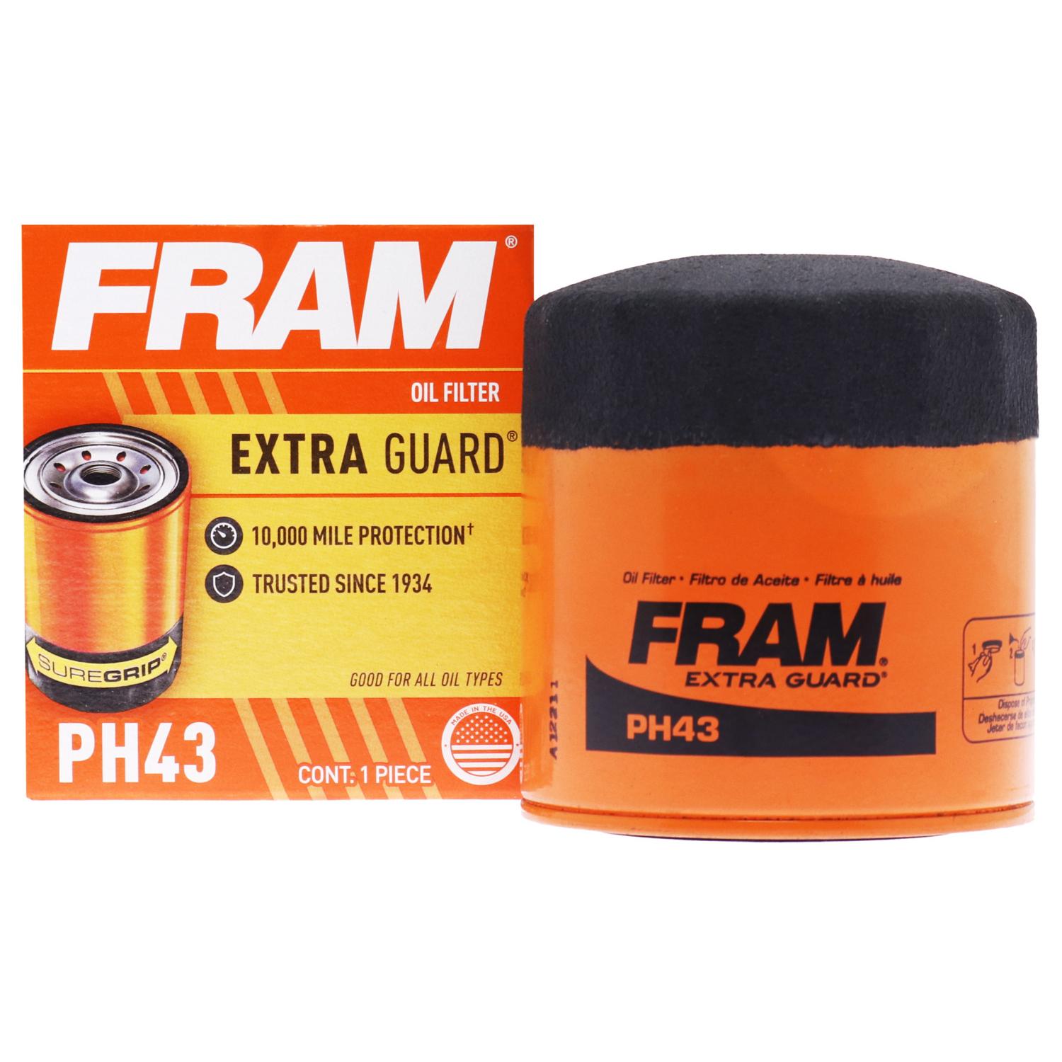 Fram PH43 - Engine Oil Filter Fram PH43 Engine Oil Filter product image 5 of 5