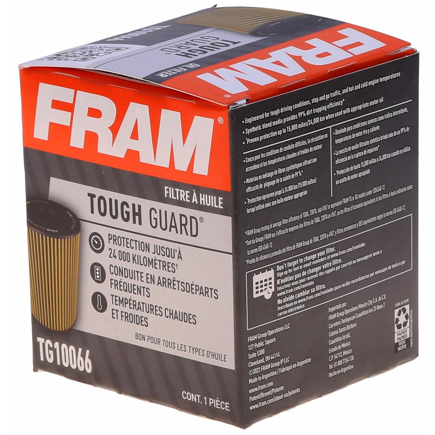 Fram TG10066 - Engine Oil Filter Fram TG10066 Engine Oil Filter product image 5 of 6