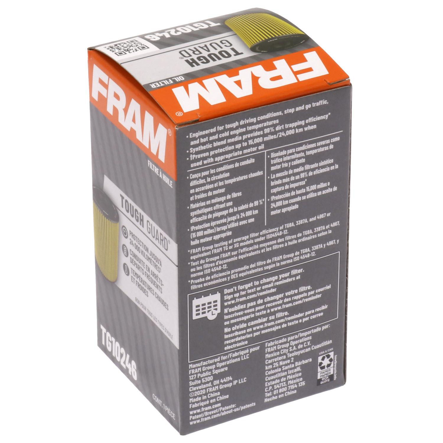 Fram TG10246 - Engine Oil Filter Fram TG10246 Engine Oil Filter product image 1 of 6