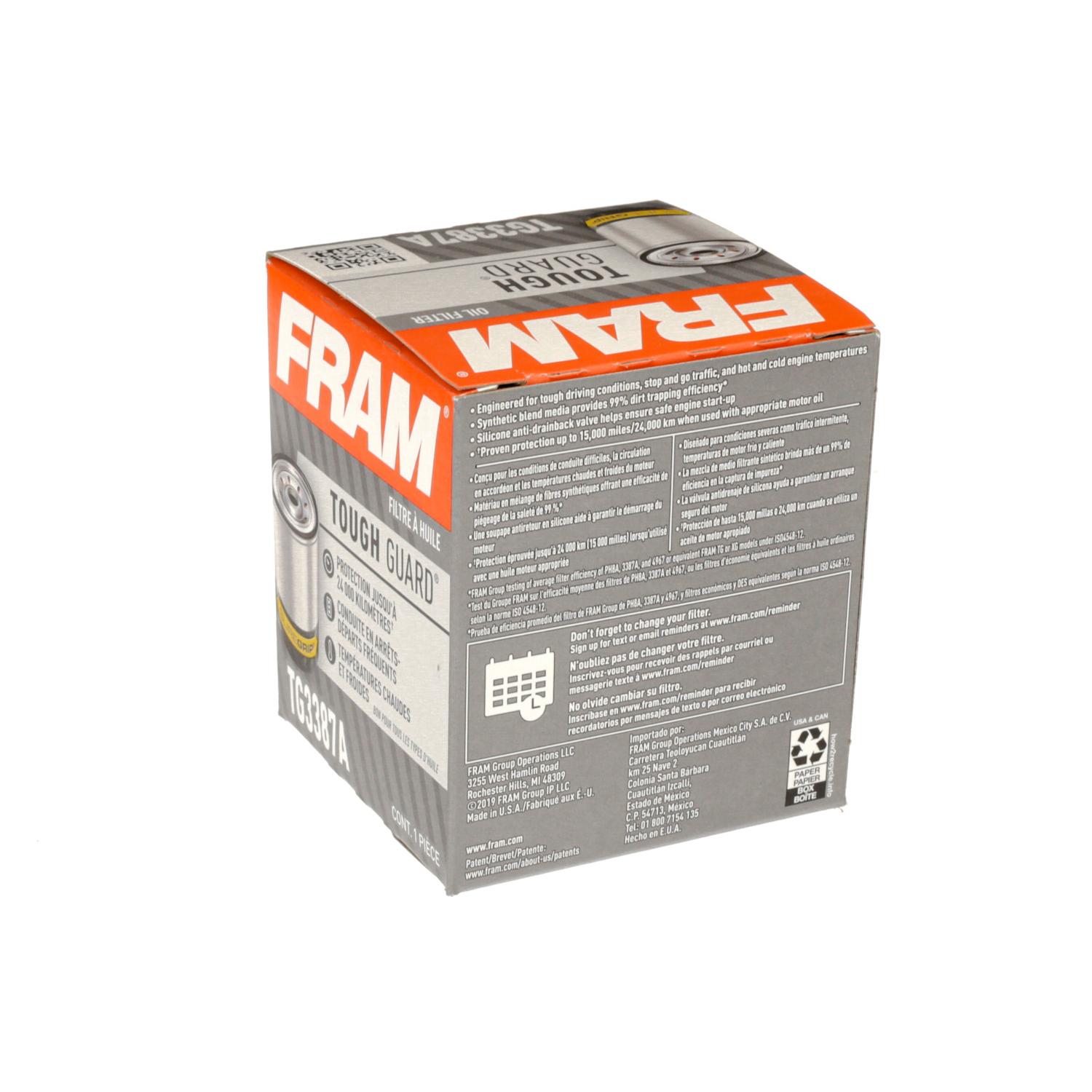 Fram TG3387A Engine Oil Filter product image 4 of 5