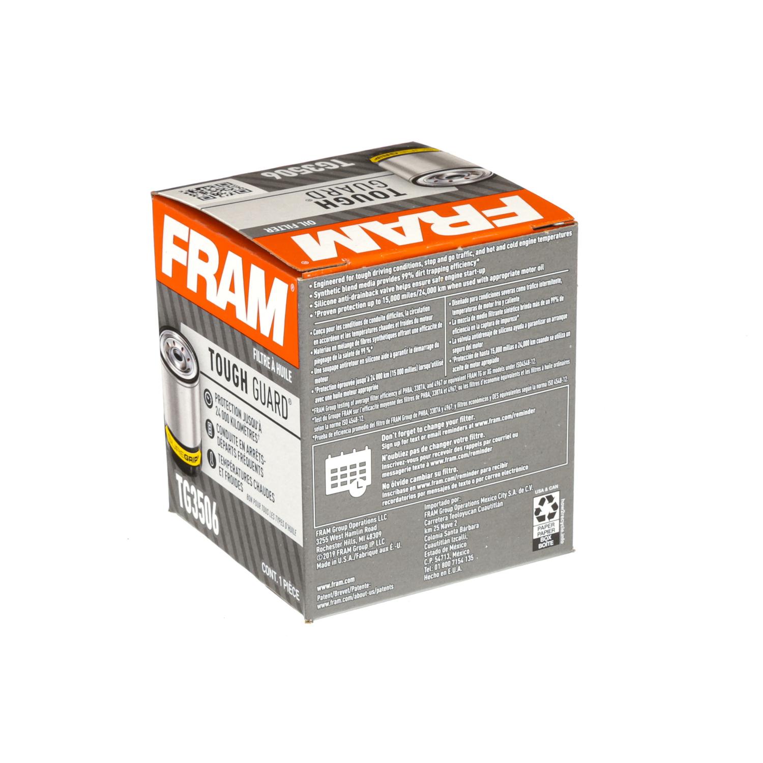 Fram TG3506 Engine Oil Filter product image 4 of 5