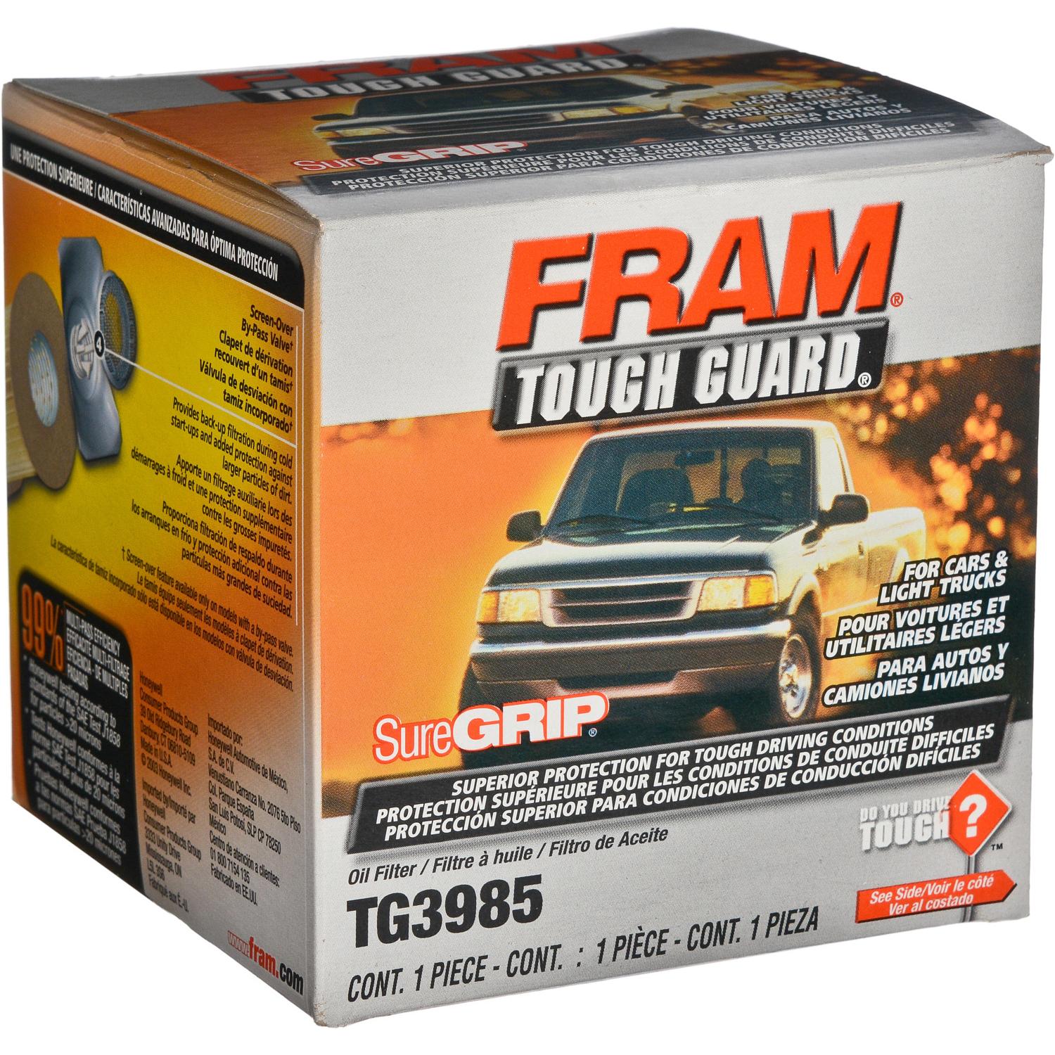 Fram TG3985 - Engine Oil Filter Fram TG3985 Engine Oil Filter product image 4 of 5