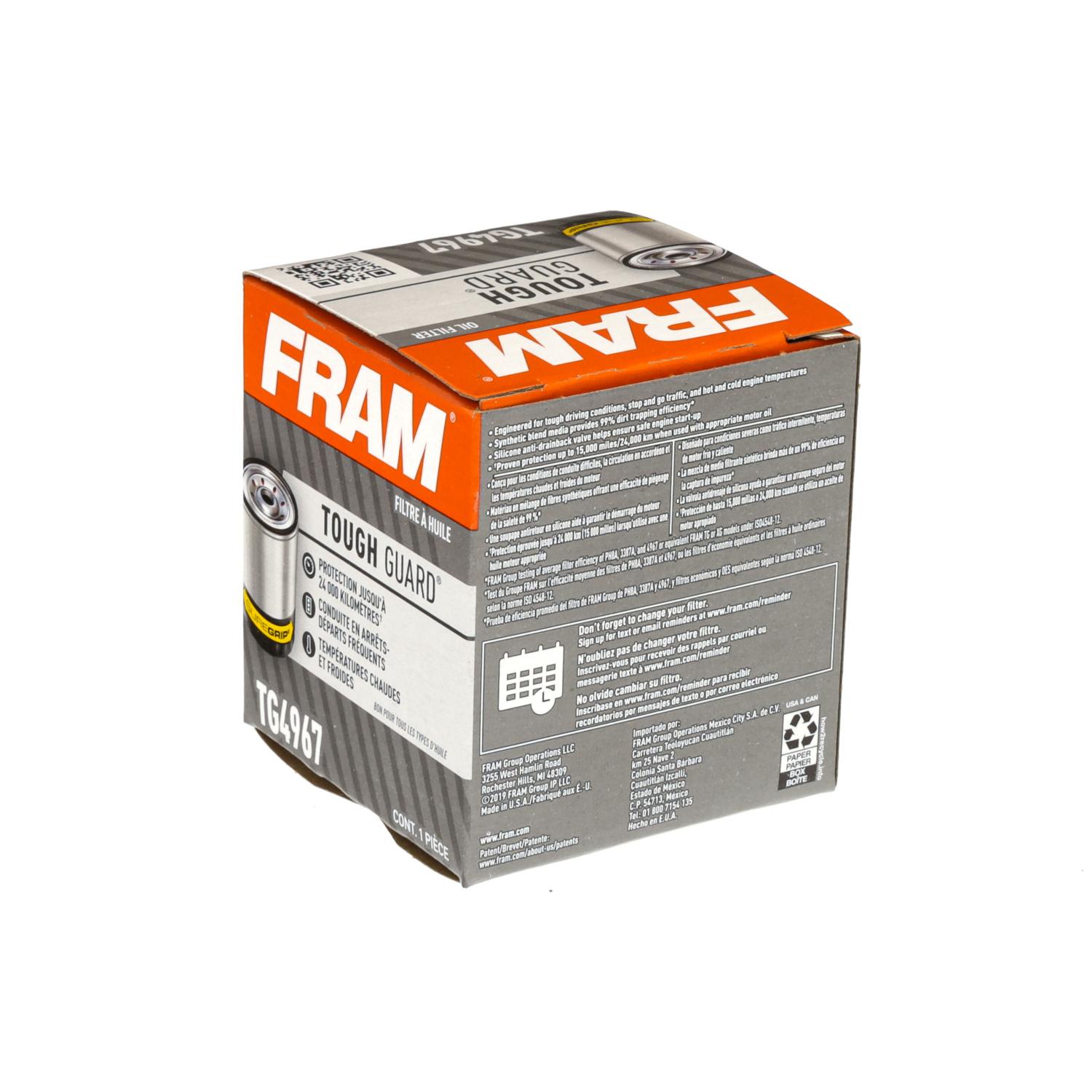Fram TG4967 Engine Oil Filter product image 4 of 5