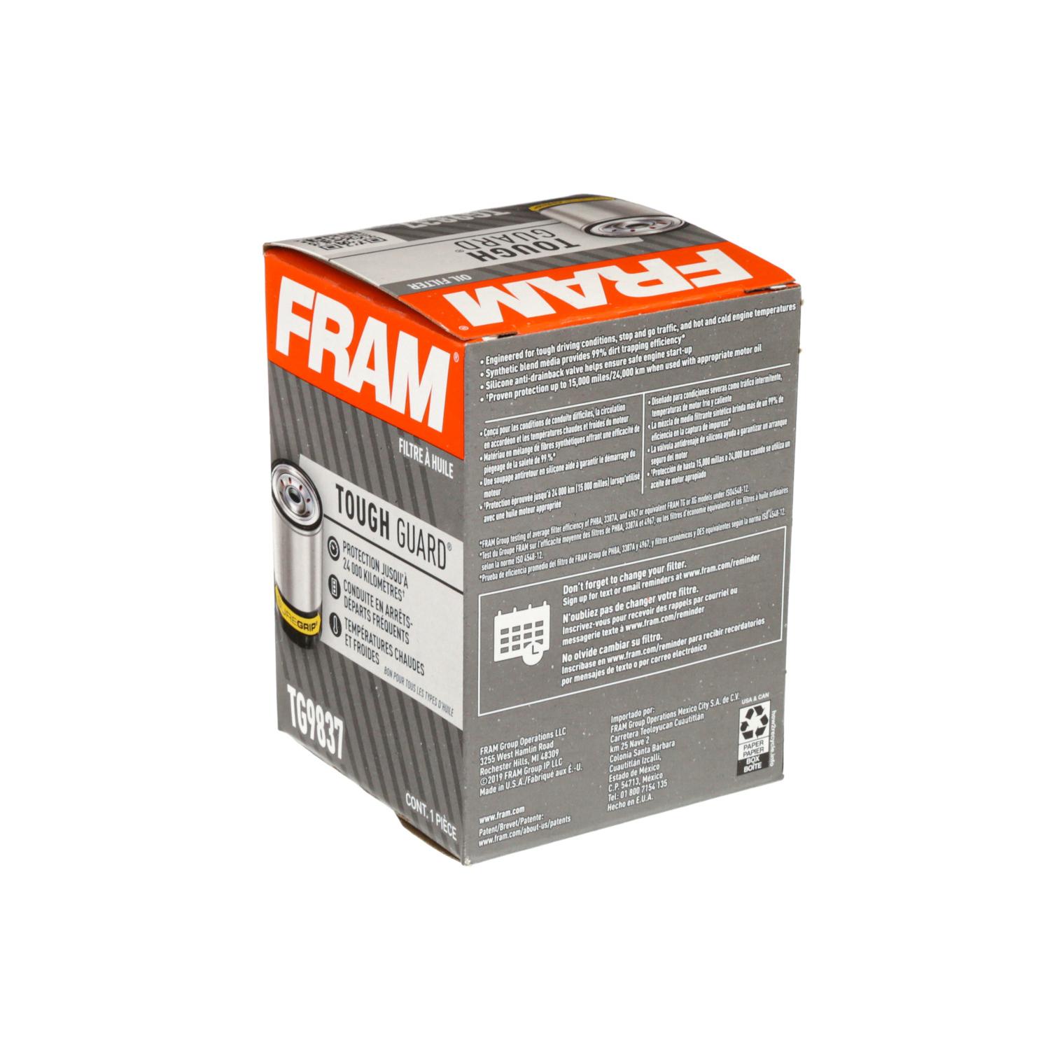 Fram TG9837 Engine Oil Filter product image 4 of 5