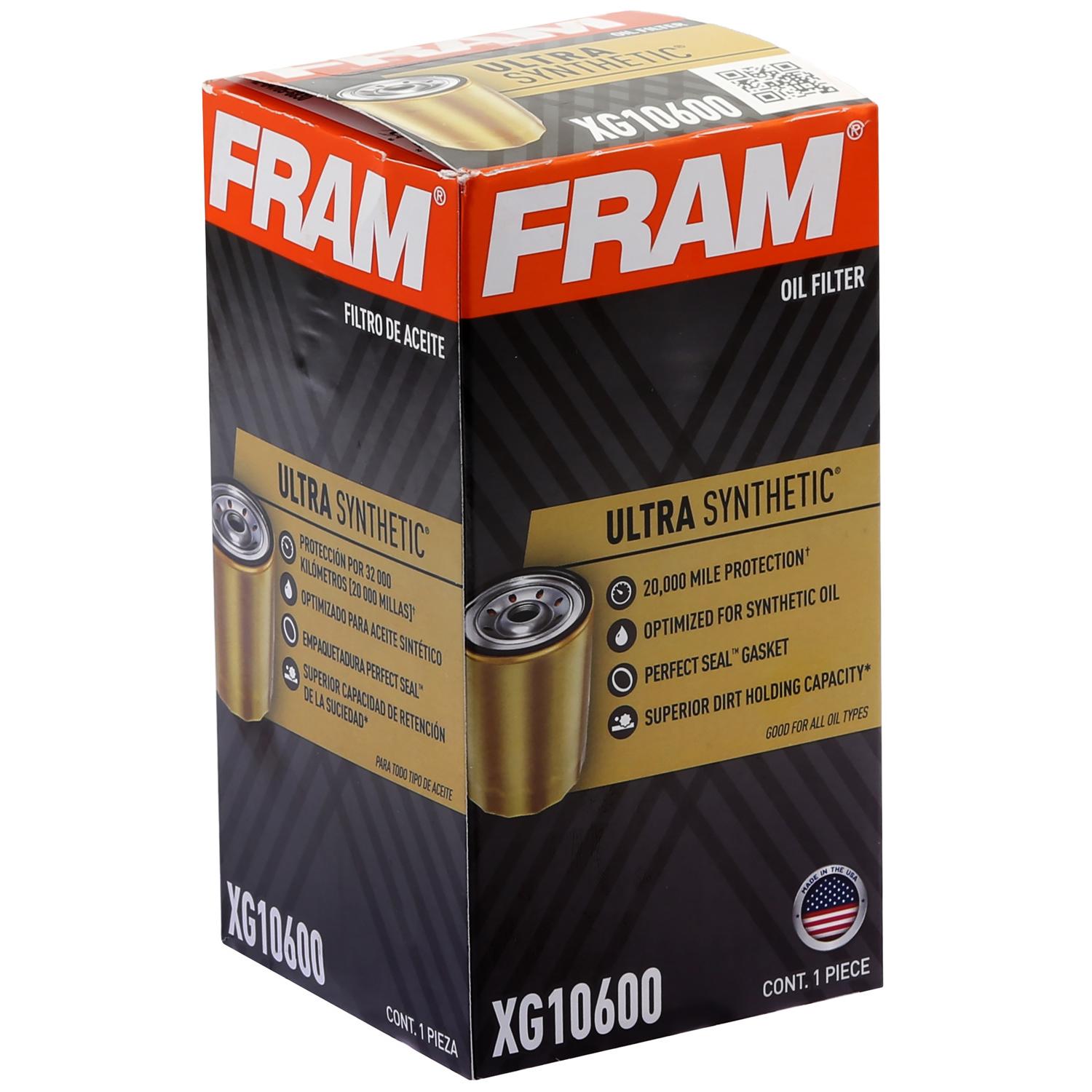 Fram XG10600 - Engine Oil Filter Fram XG10600 Engine Oil Filter product image 8 of 9