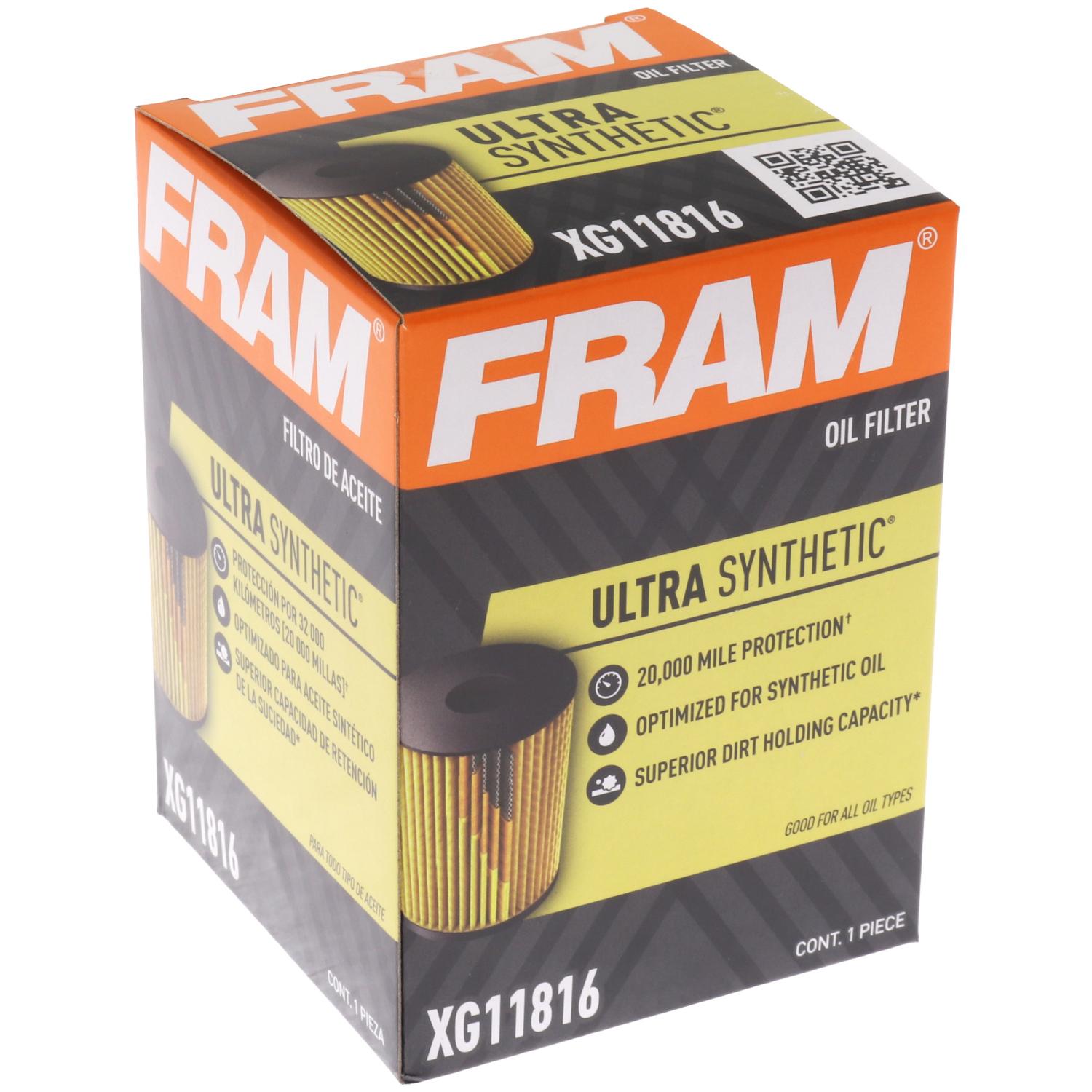 Fram XG11816 - Engine Oil Filter Fram XG11816 Engine Oil Filter product image 3 of 6