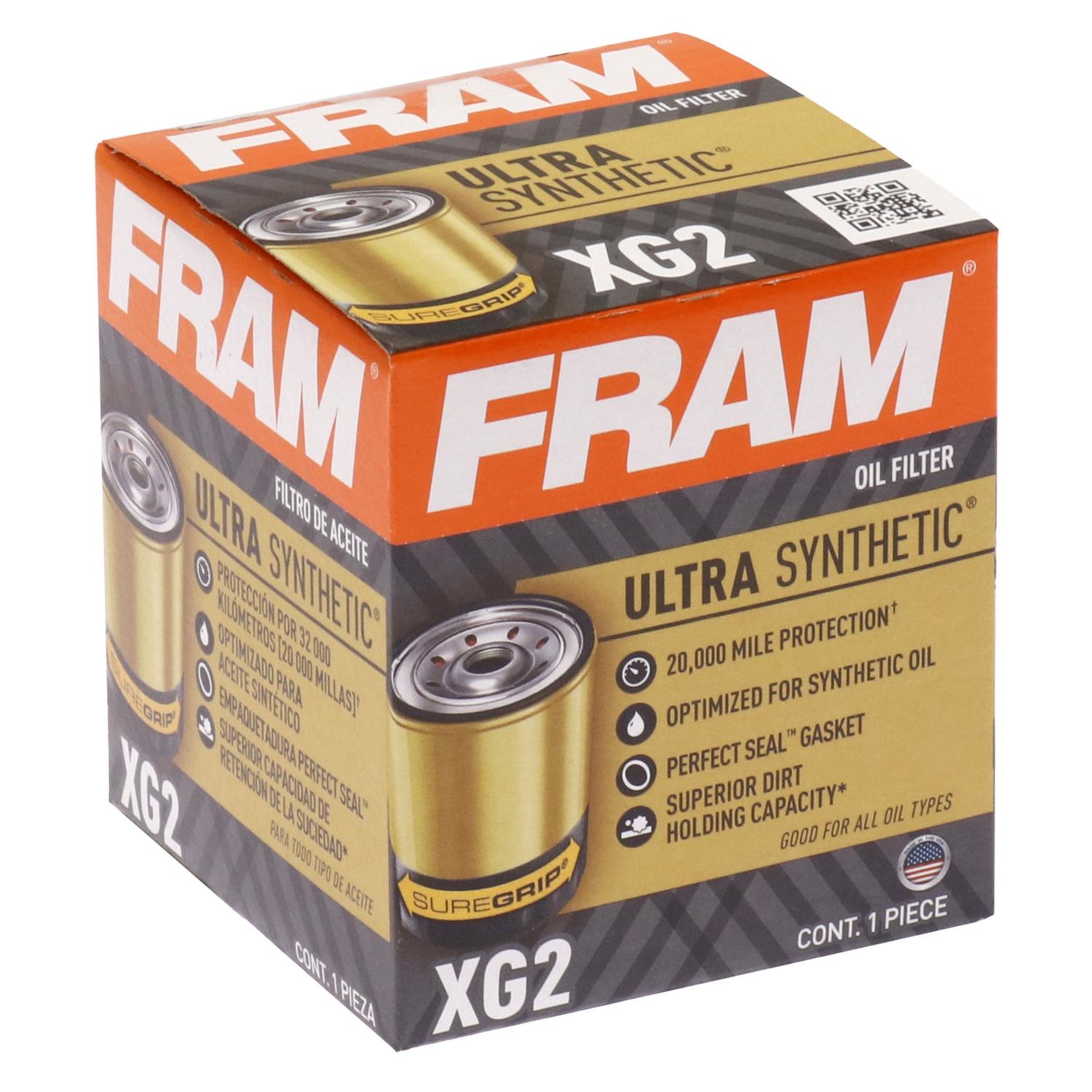 Fram XG2 - Engine Oil Filter Fram XG2 Engine Oil Filter product image 2 of 5
